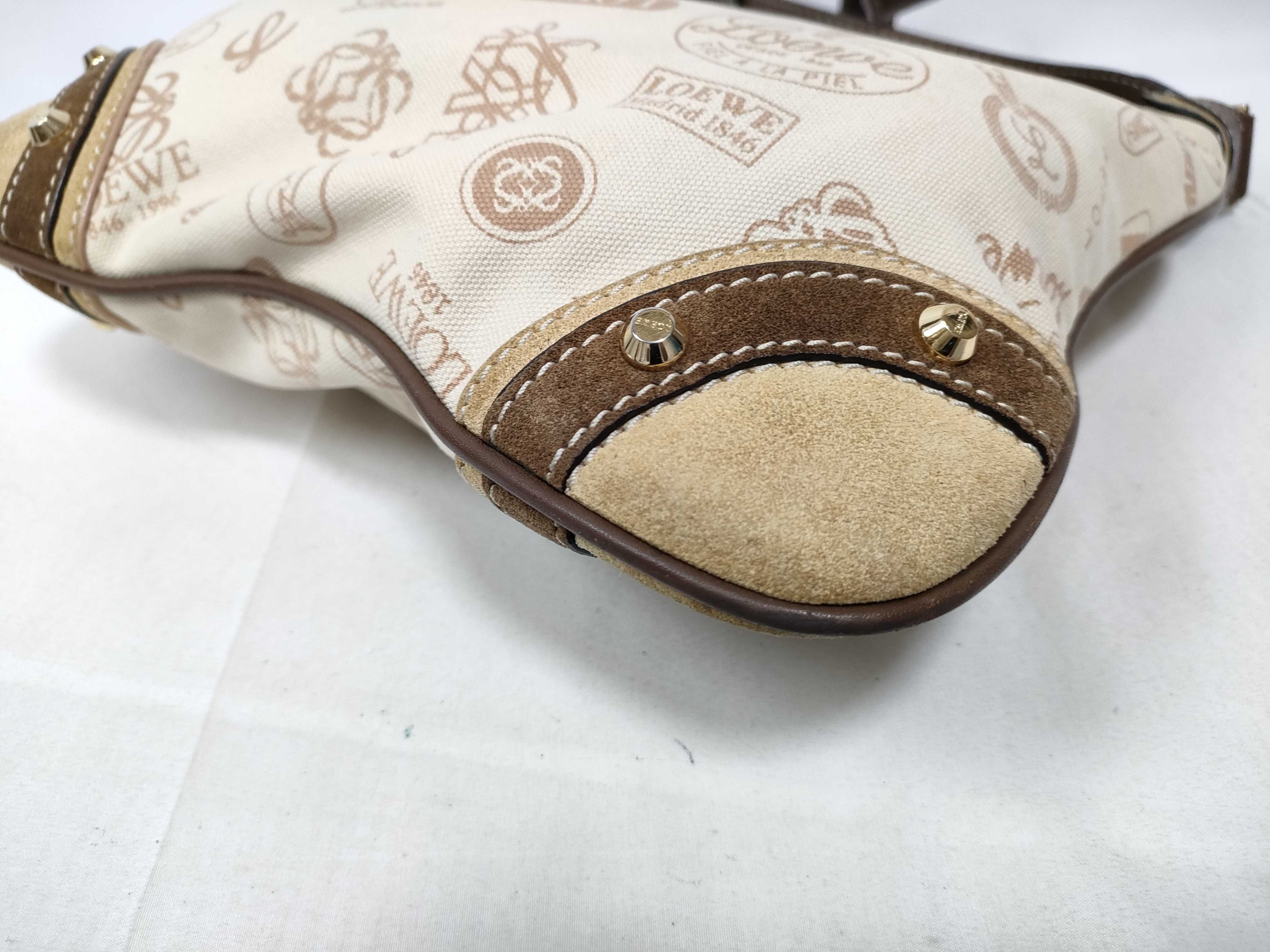 160th Anniversary Commemorative Leather Suede Canvas Shoulder Bag One Shoulder Bag — view 5