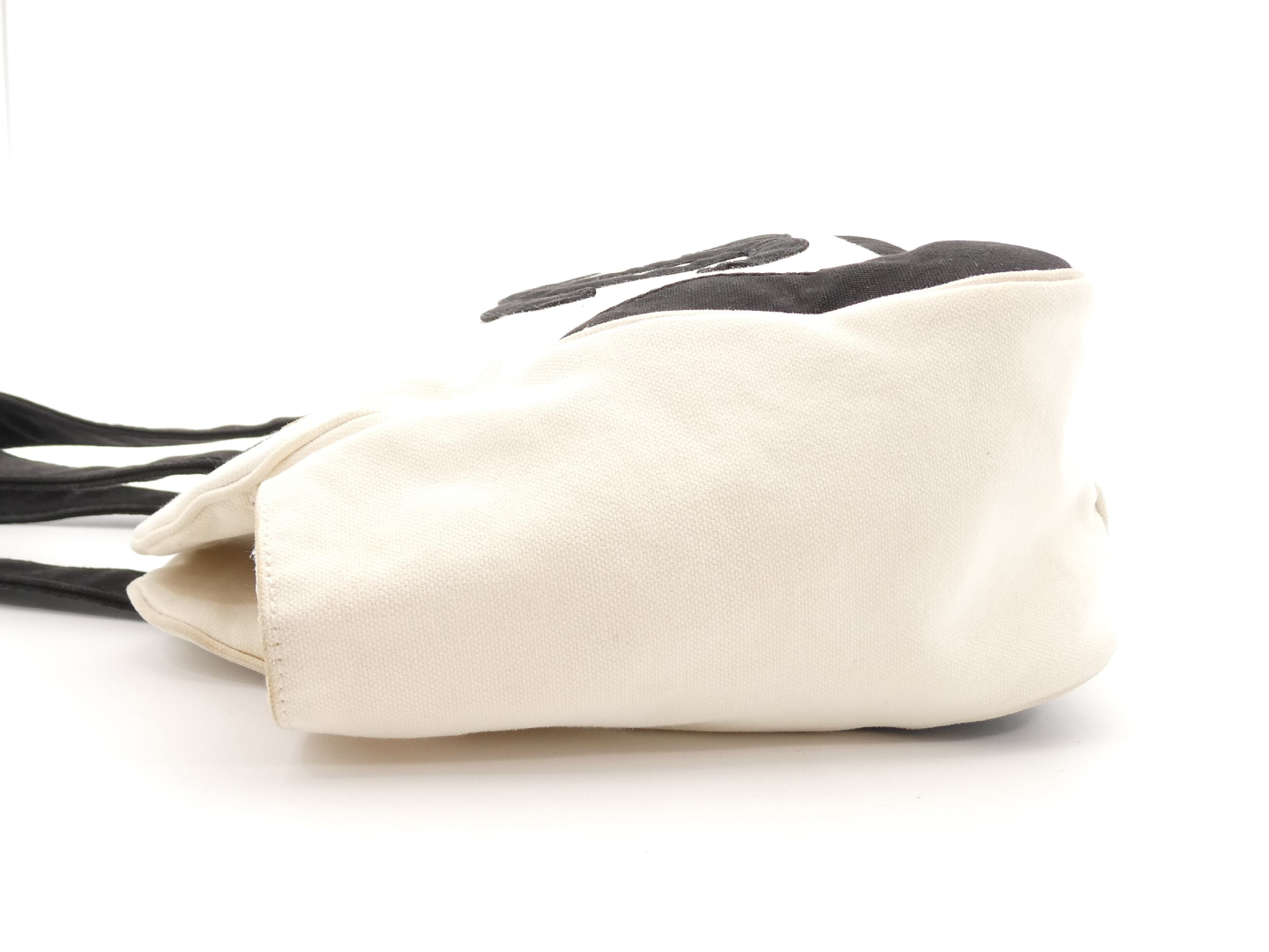 Marshmallow Canvas Coco Mark Shoulder Bag — view 3