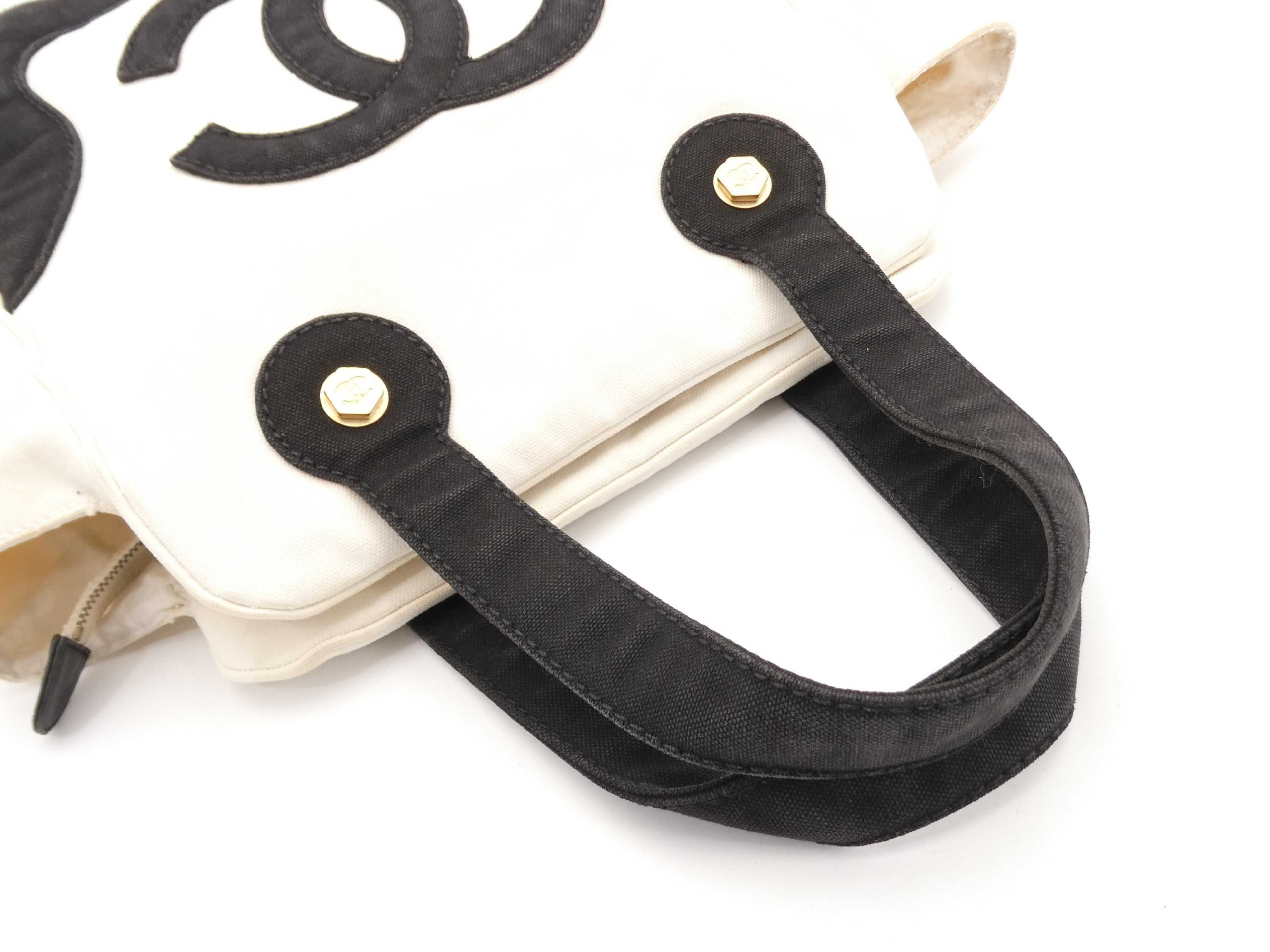 Marshmallow Canvas Coco Mark Shoulder Bag — view 6