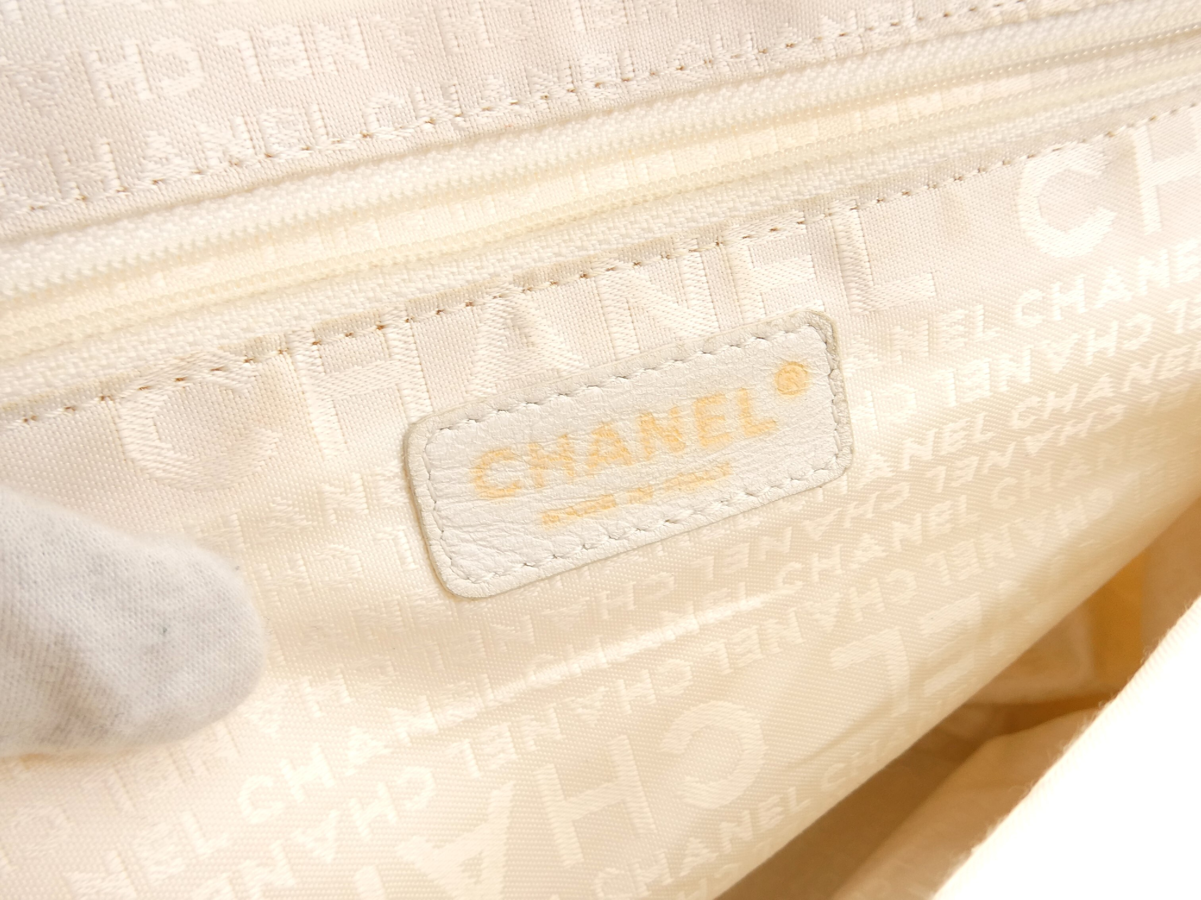 Marshmallow Canvas Coco Mark Shoulder Bag — view 8