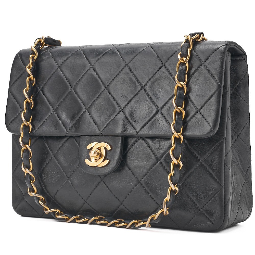 Lambskin Mini Matelassé 20cm Chain Shoulder Bag — view 2
