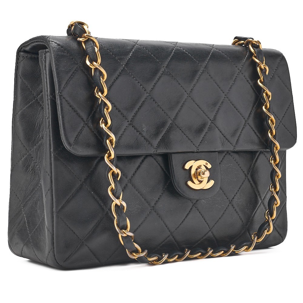 Lambskin Mini Matelassé 20cm Chain Shoulder Bag — view 3