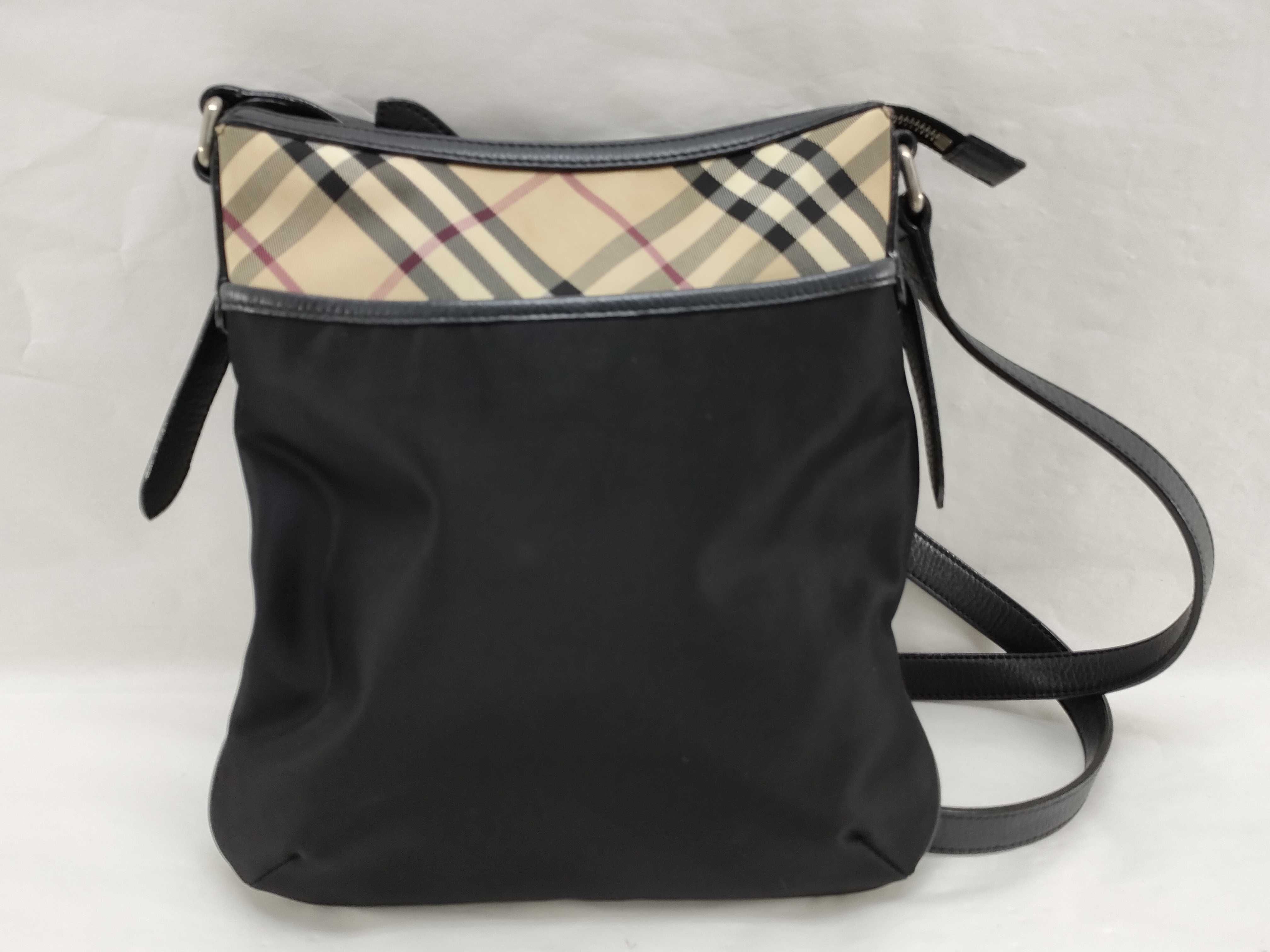 check pattern shoulder bag black shoulder bag