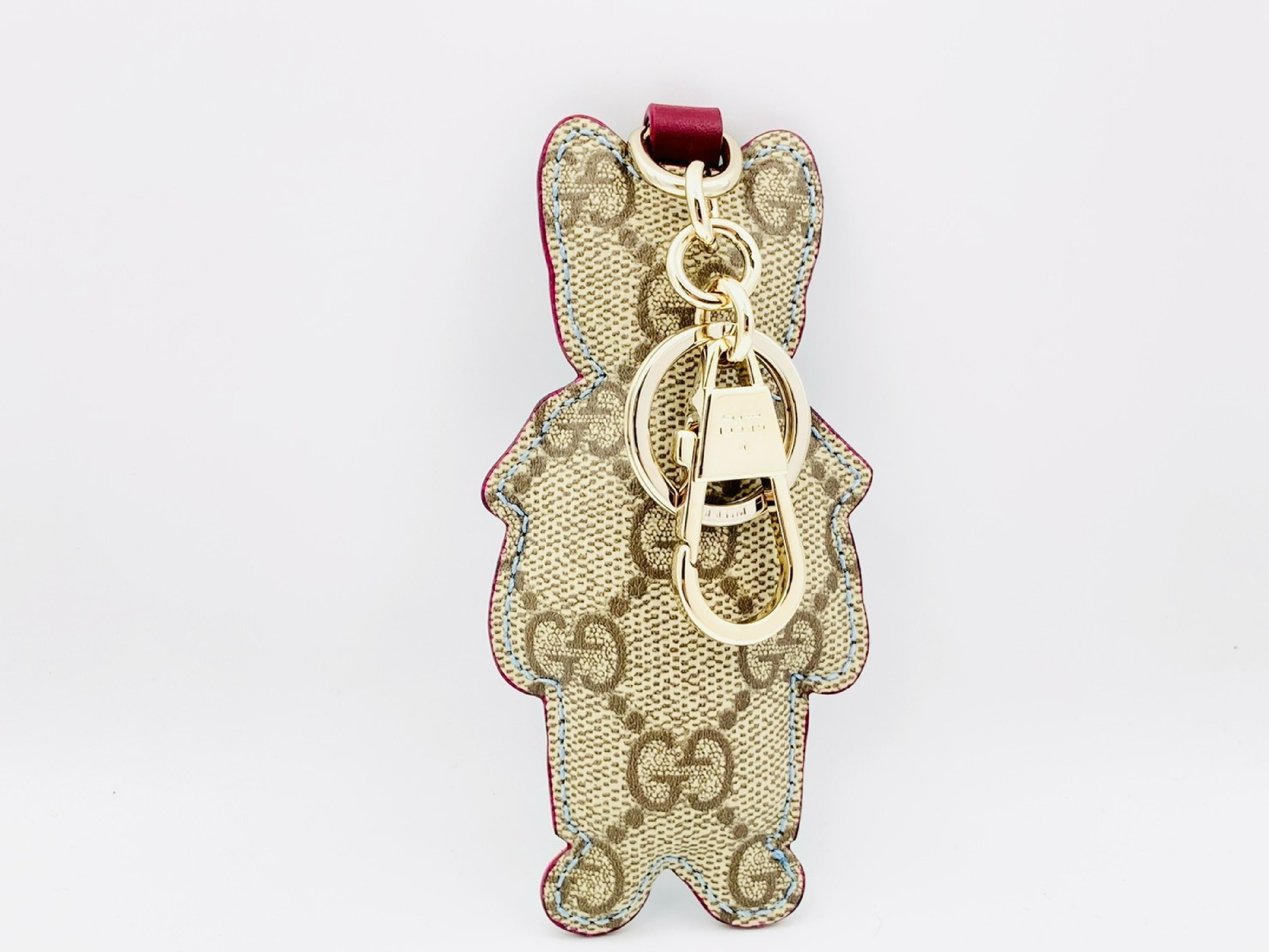 x Higuchi Yuko 851742 Cat BORIS Charm Keyring Blue Japan Limited Edition Key Case/Keychain — view 2