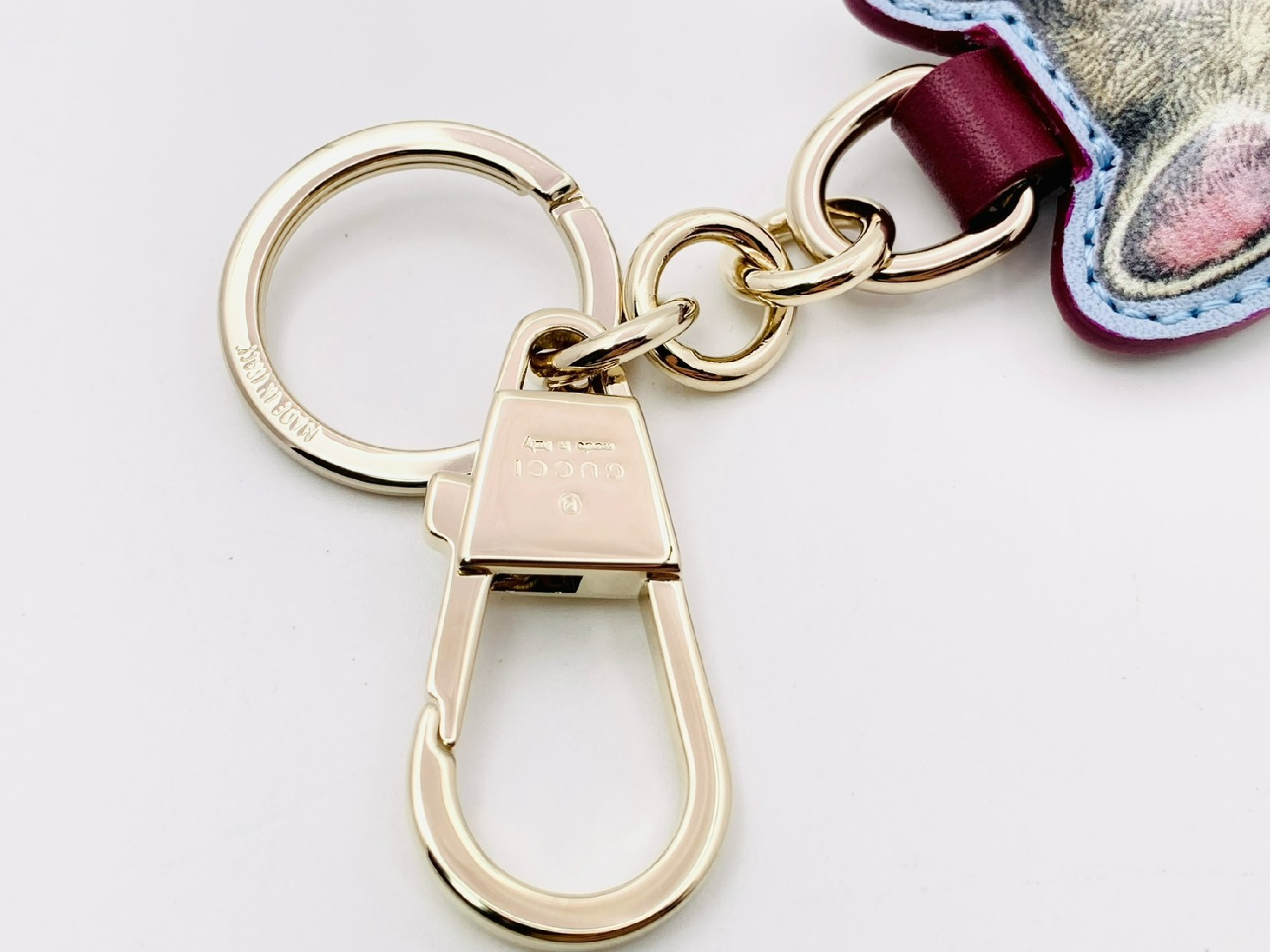 x Higuchi Yuko 851742 Cat BORIS Charm Keyring Blue Japan Limited Edition Key Case/Keychain — view 3