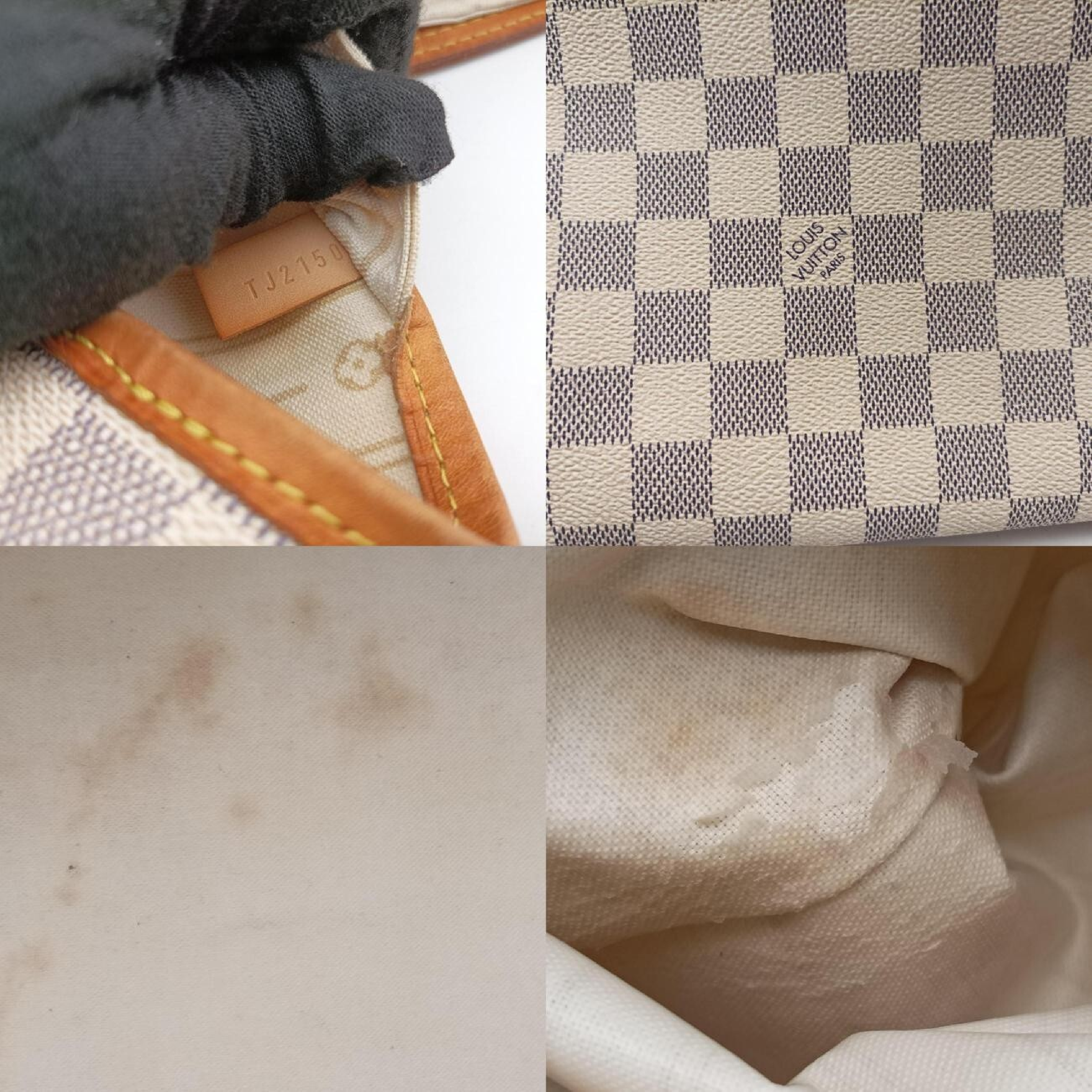Neverfull GM Azur Damier Canvas N51108 TJ2150 Handbag — view 8