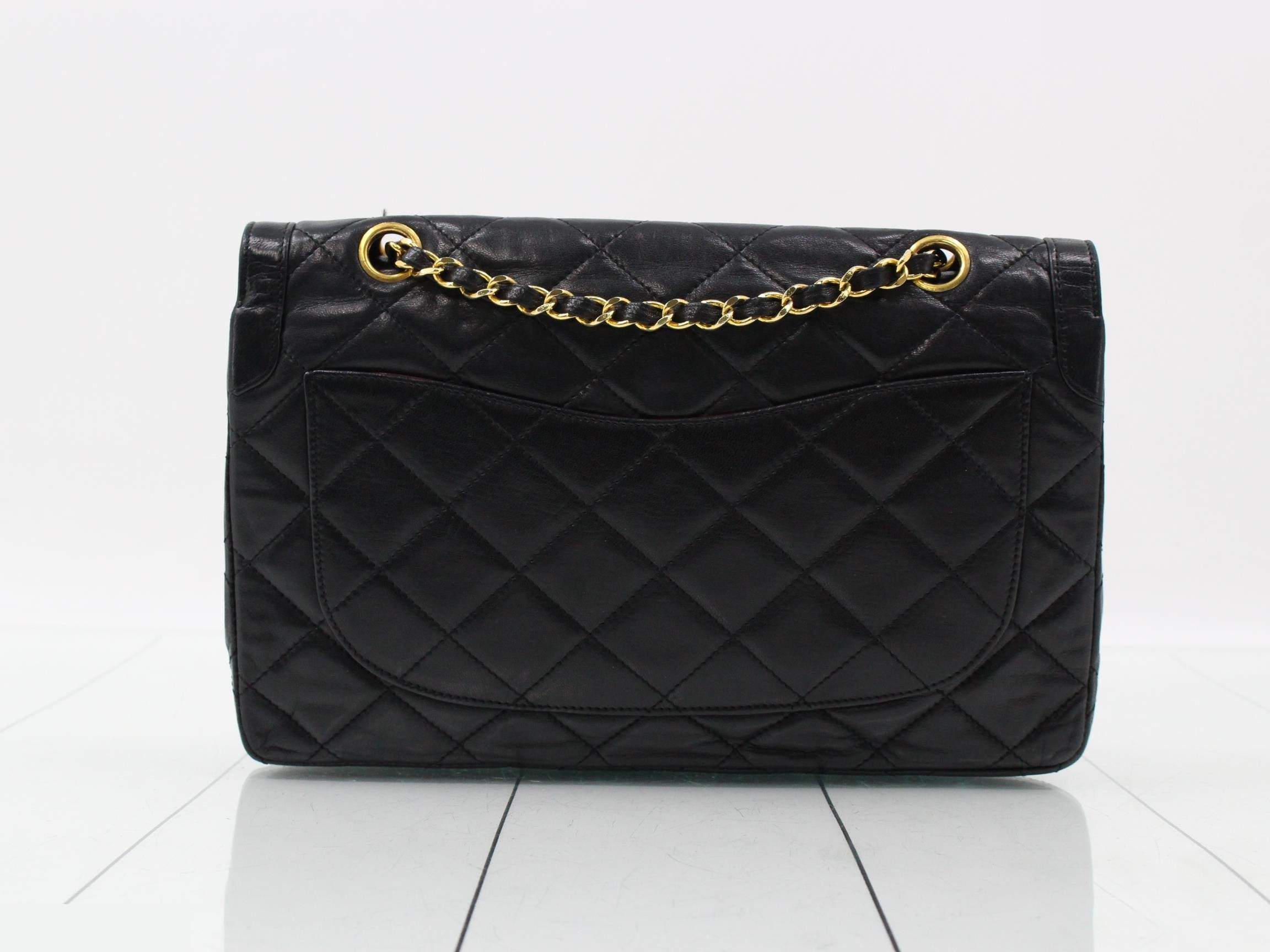 Paris Limited Edition Matelassé Double Flap Black (Serial Number 0) — view 2