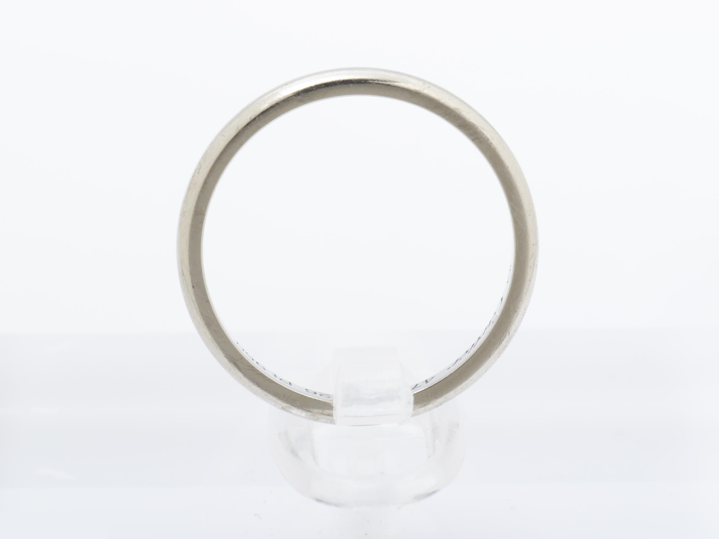 PT950 wedding ring size 47 2.3g — view 3