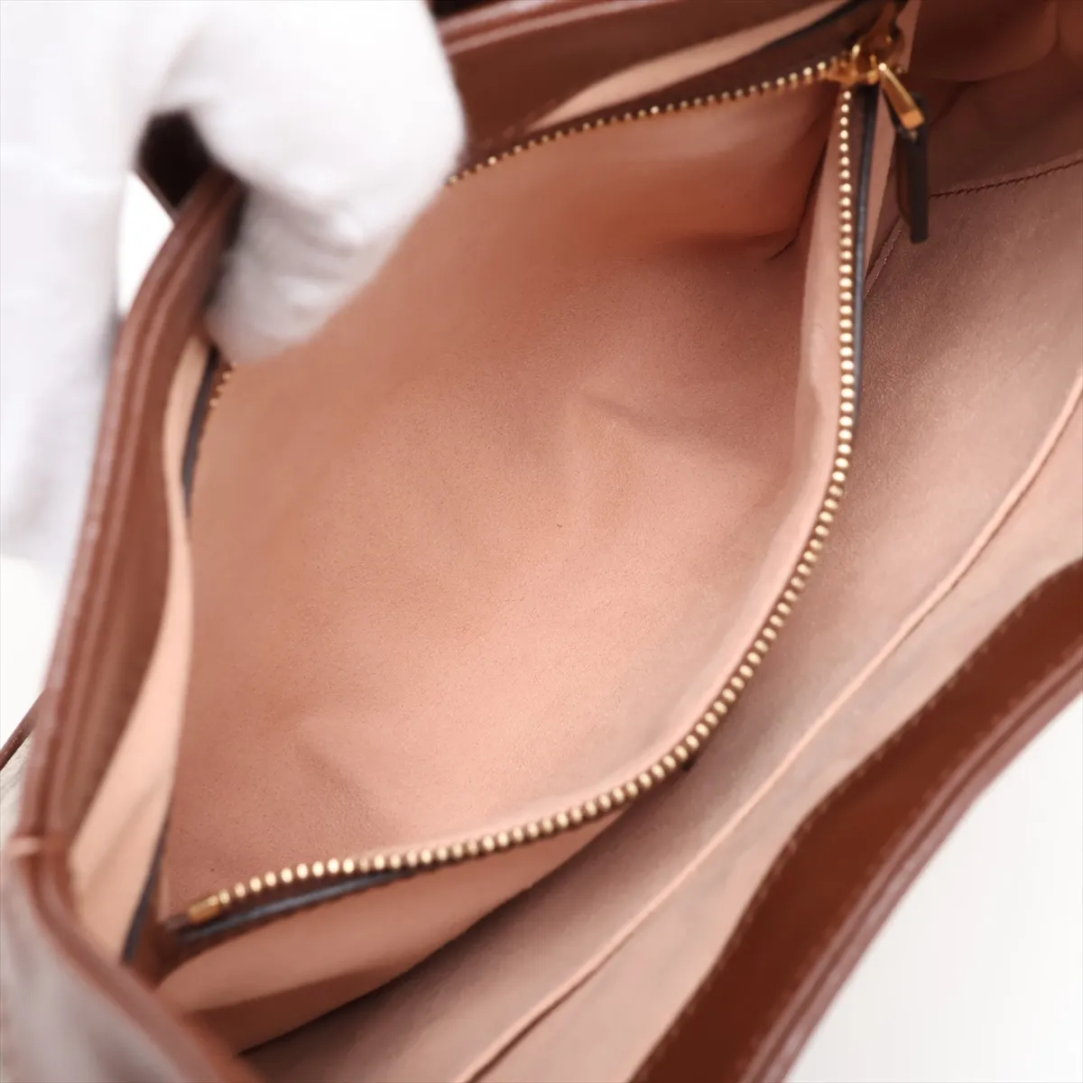 GG Supreme Jackie 1961 636706 PVC x Leather 2-Way Shoulder Bag Beige x Brown — view 9
