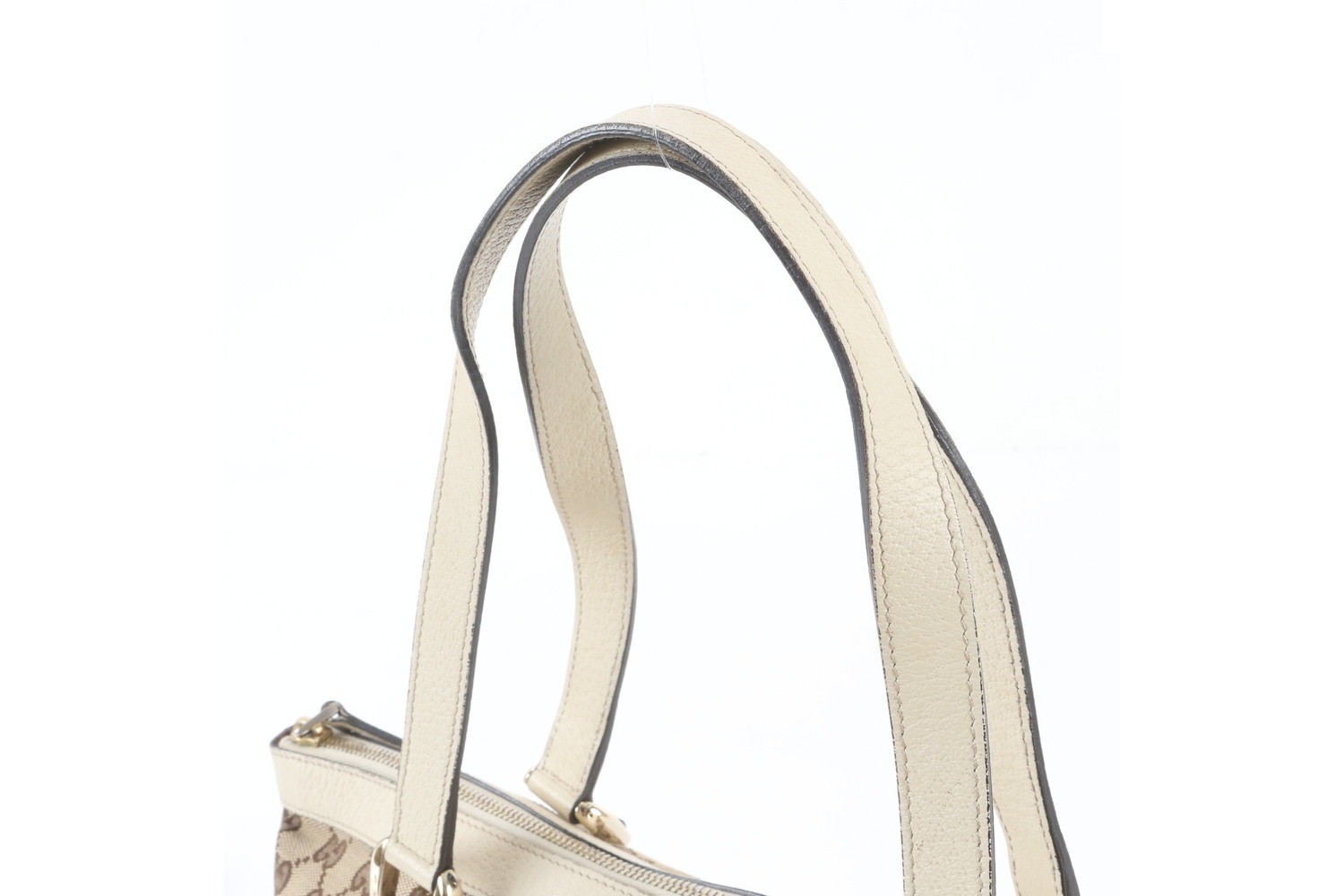 GG Canvas Abbey 141470 Leather Tote Bag — view 2