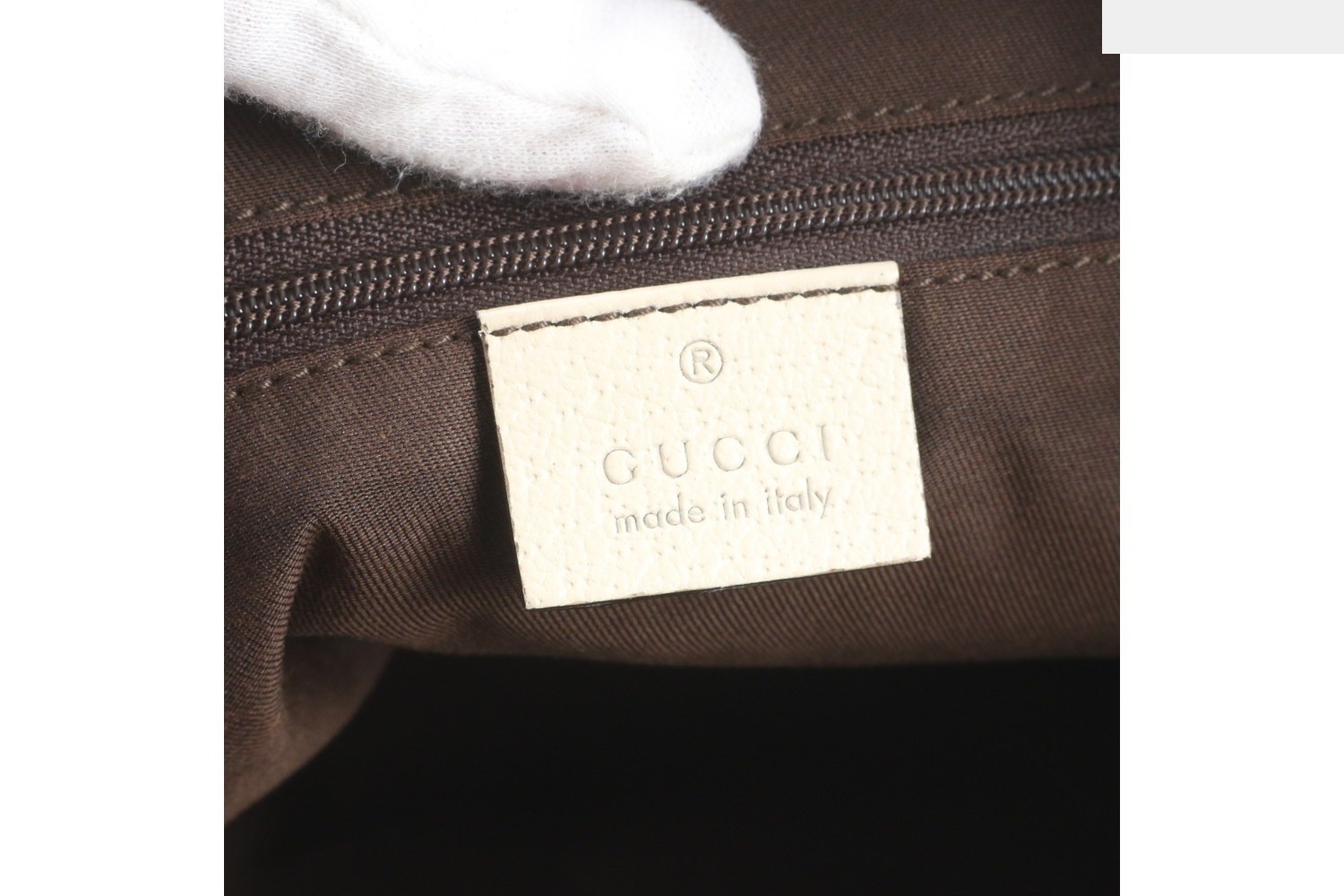 GG Canvas Abbey 141470 Leather Tote Bag — view 8