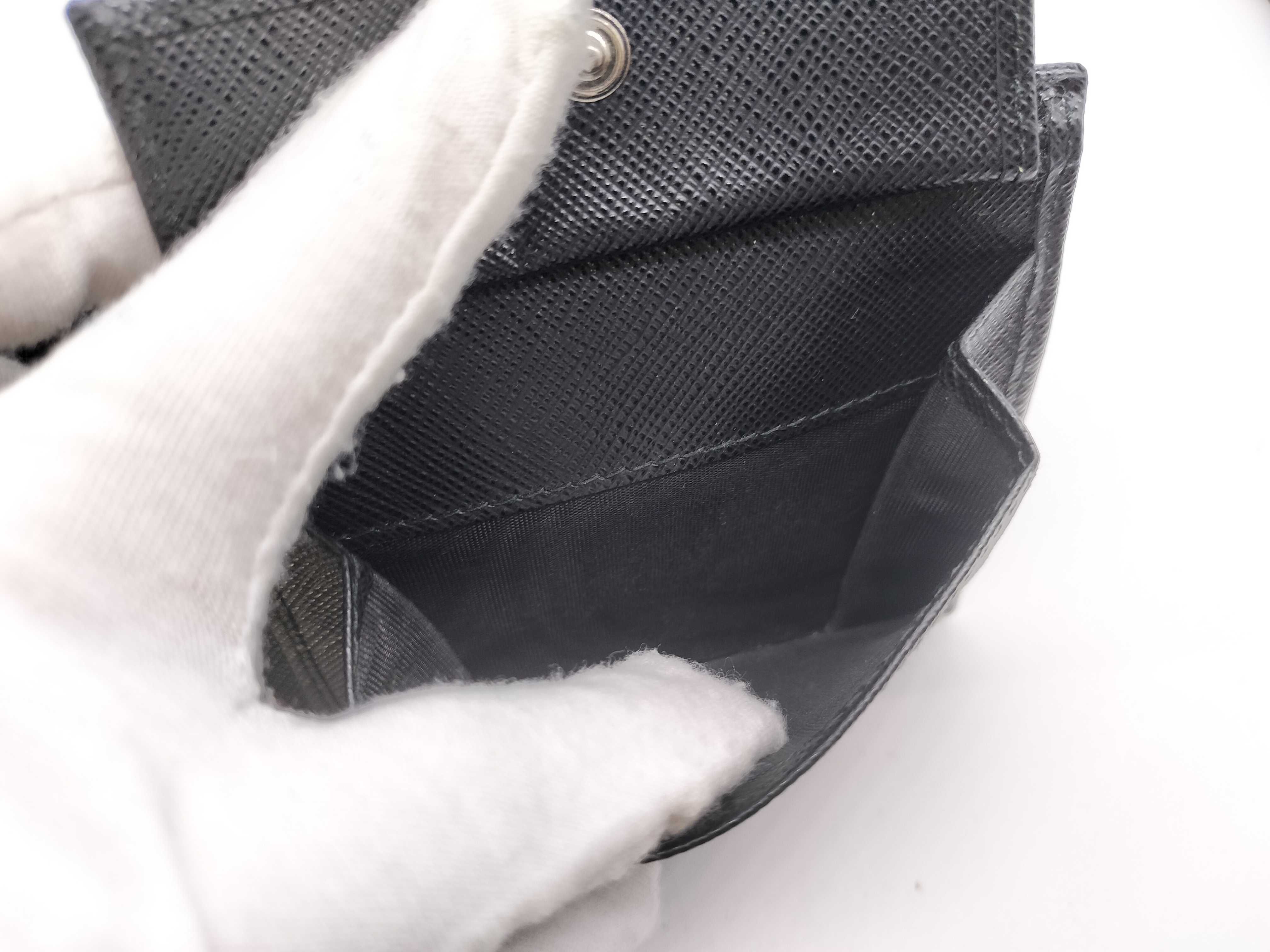 Nylon x Leather Bi-fold Wallet 2M0738 — view 12