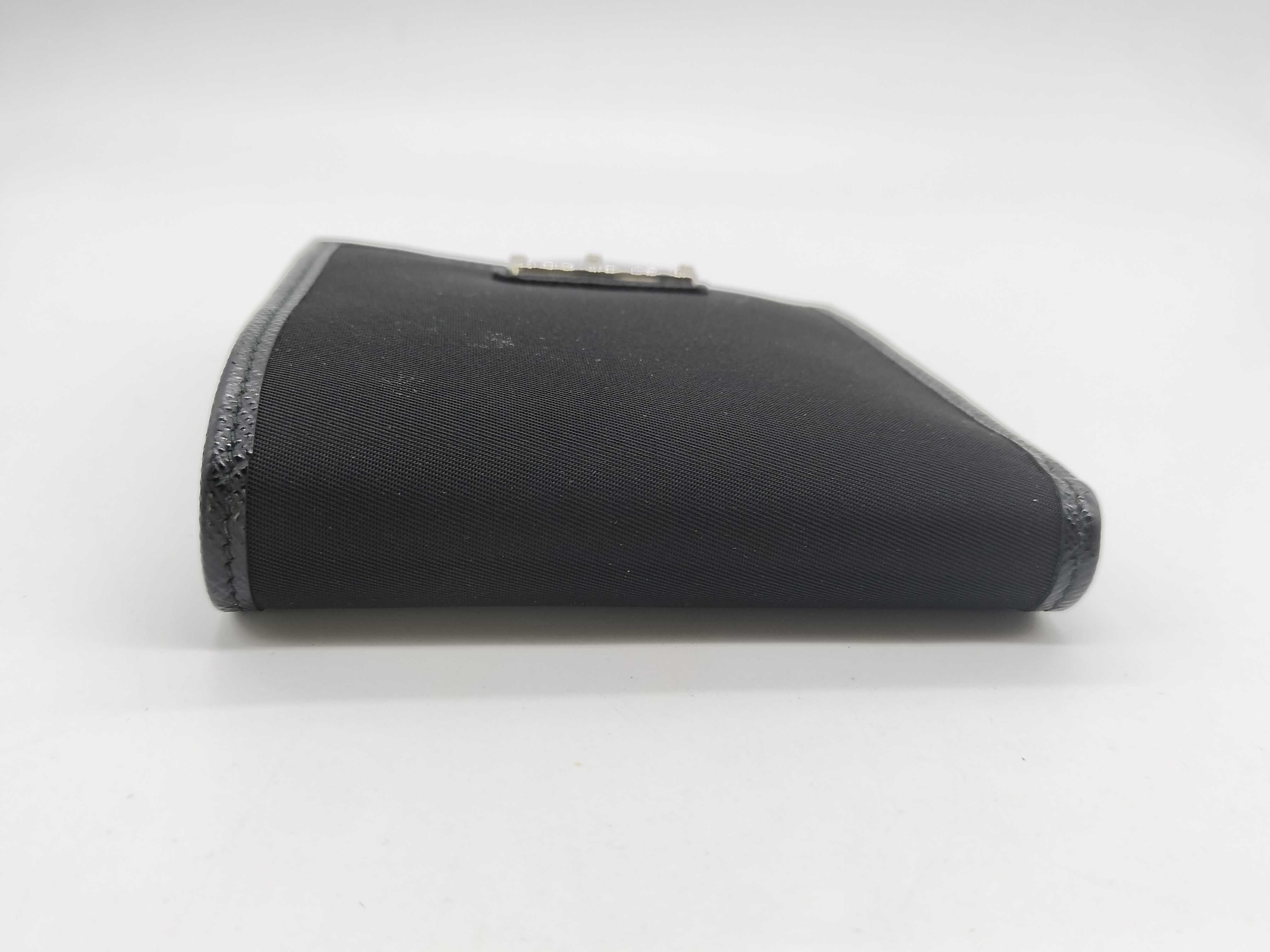 Nylon x Leather Bi-fold Wallet 2M0738 — view 5
