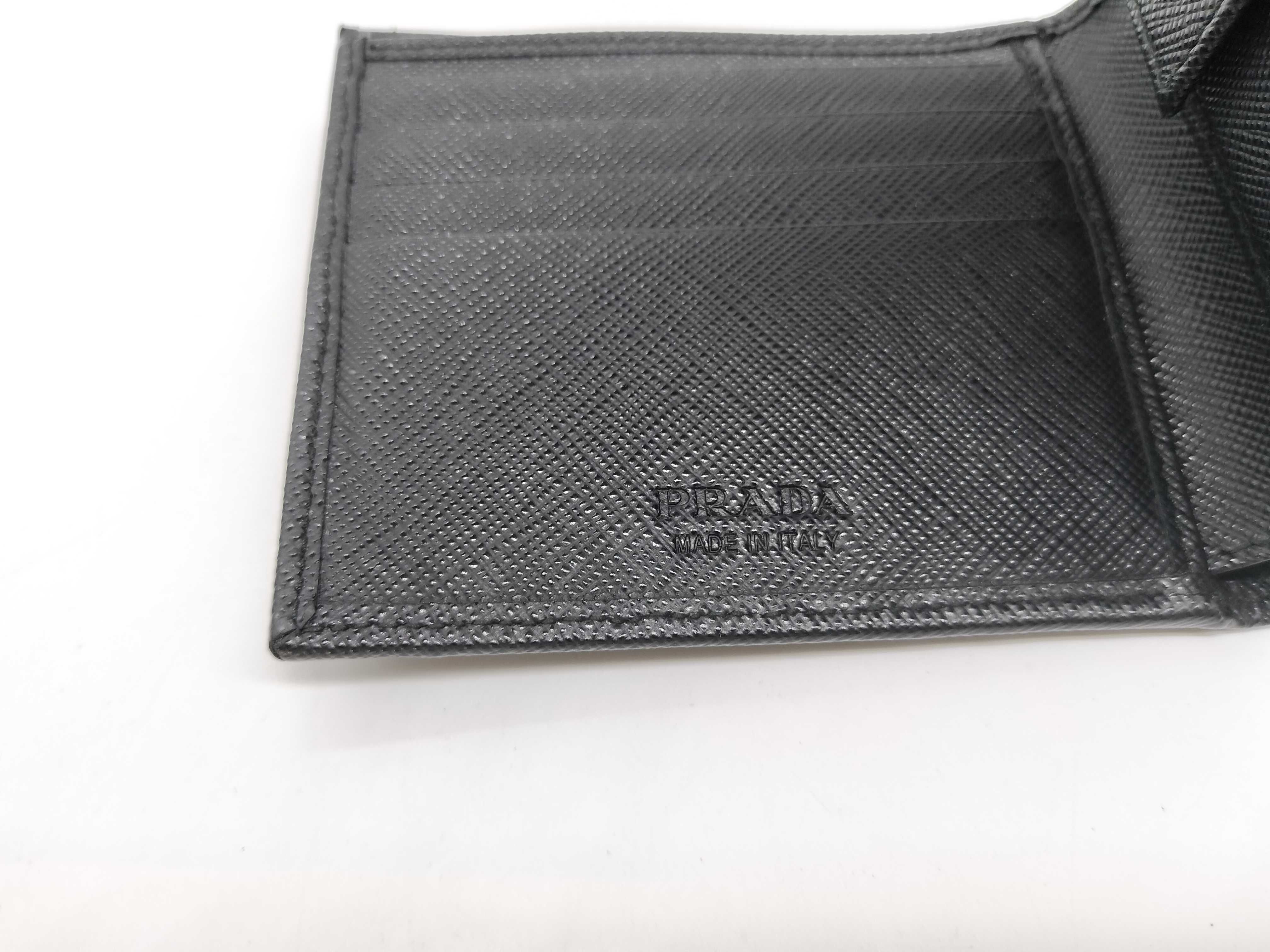 Nylon x Leather Bi-fold Wallet 2M0738 — view 9
