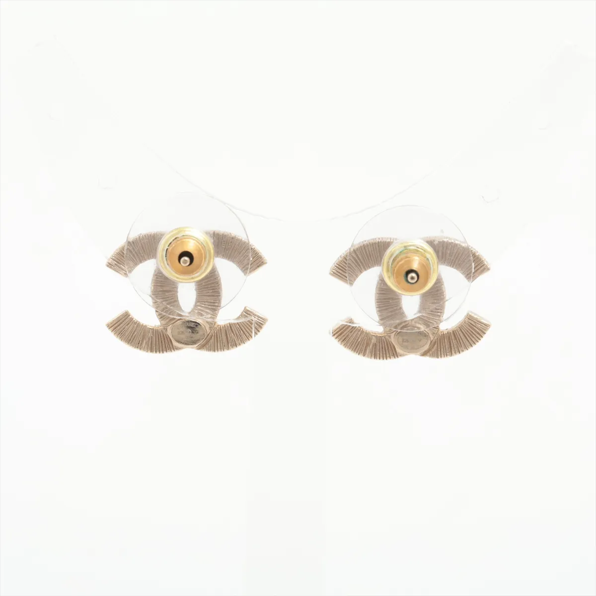Cocomark B26V Earrings (for both ears) GP x Rhinestone Gold — view 2