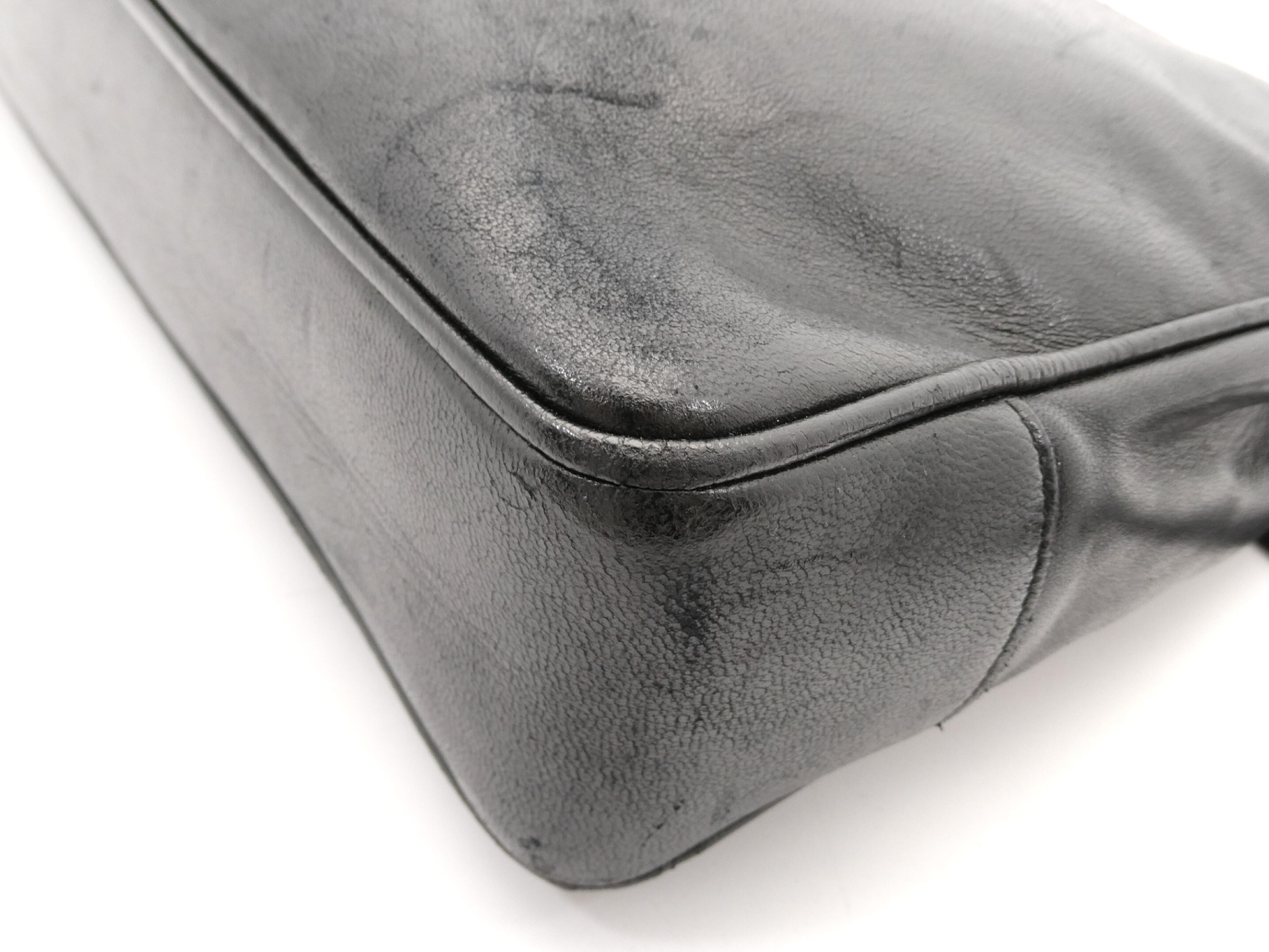 Coco Mark Leather Studded Tote Bag — view 9