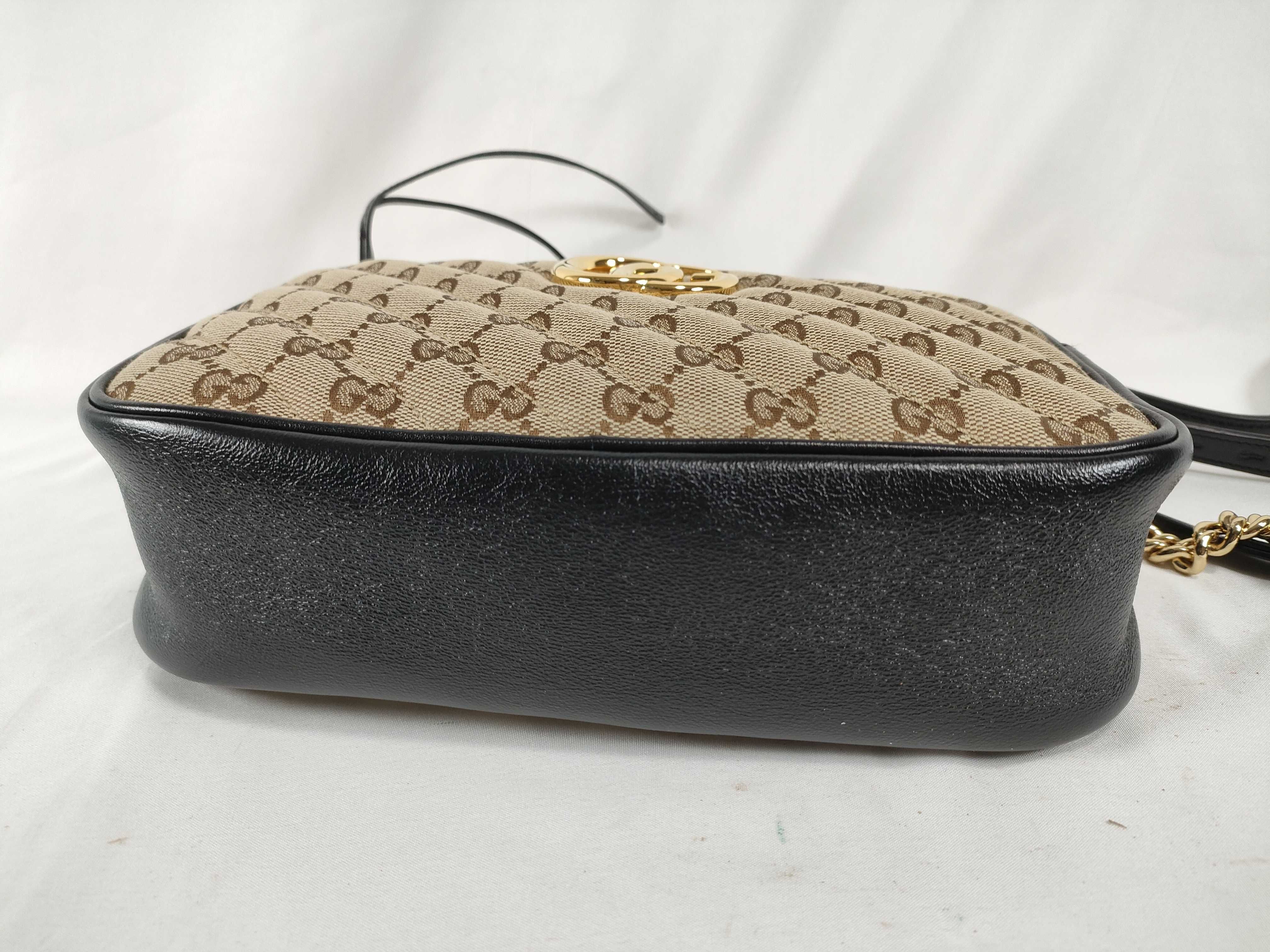 GG Canvas Gucci Marmont Camera Shoulder Bag — view 8