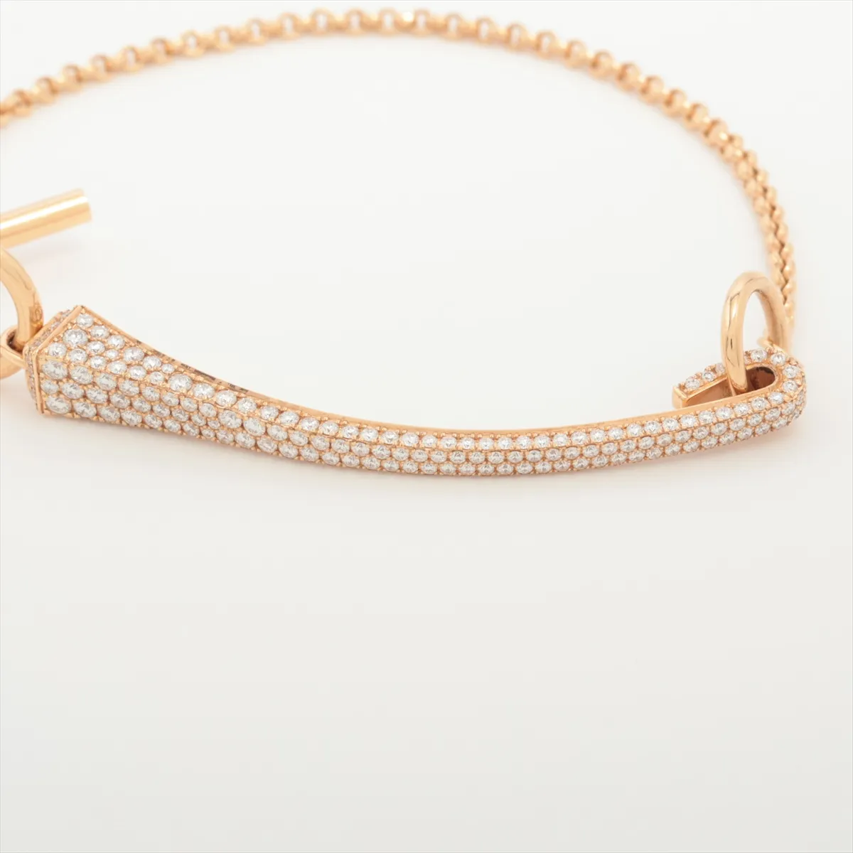 Clou de Forge Diamond Bracelet 750 (PG) 10.3g ST 23AE174419 — view 2