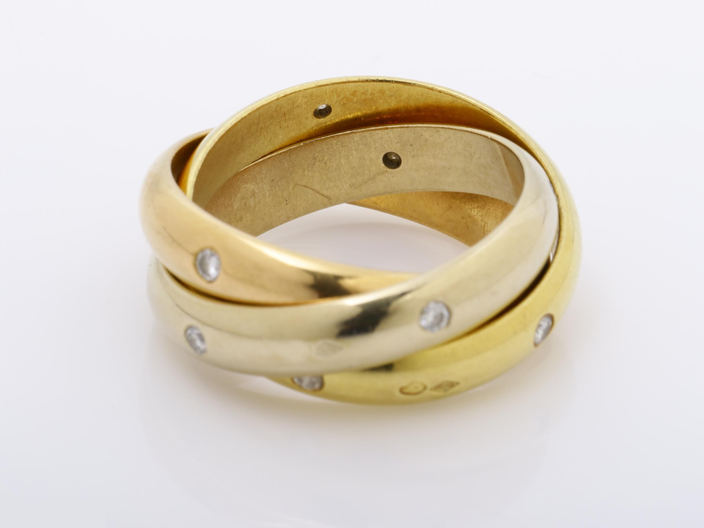 Trinity 15P Diamond Ring, 10.47g, #50 — view 4