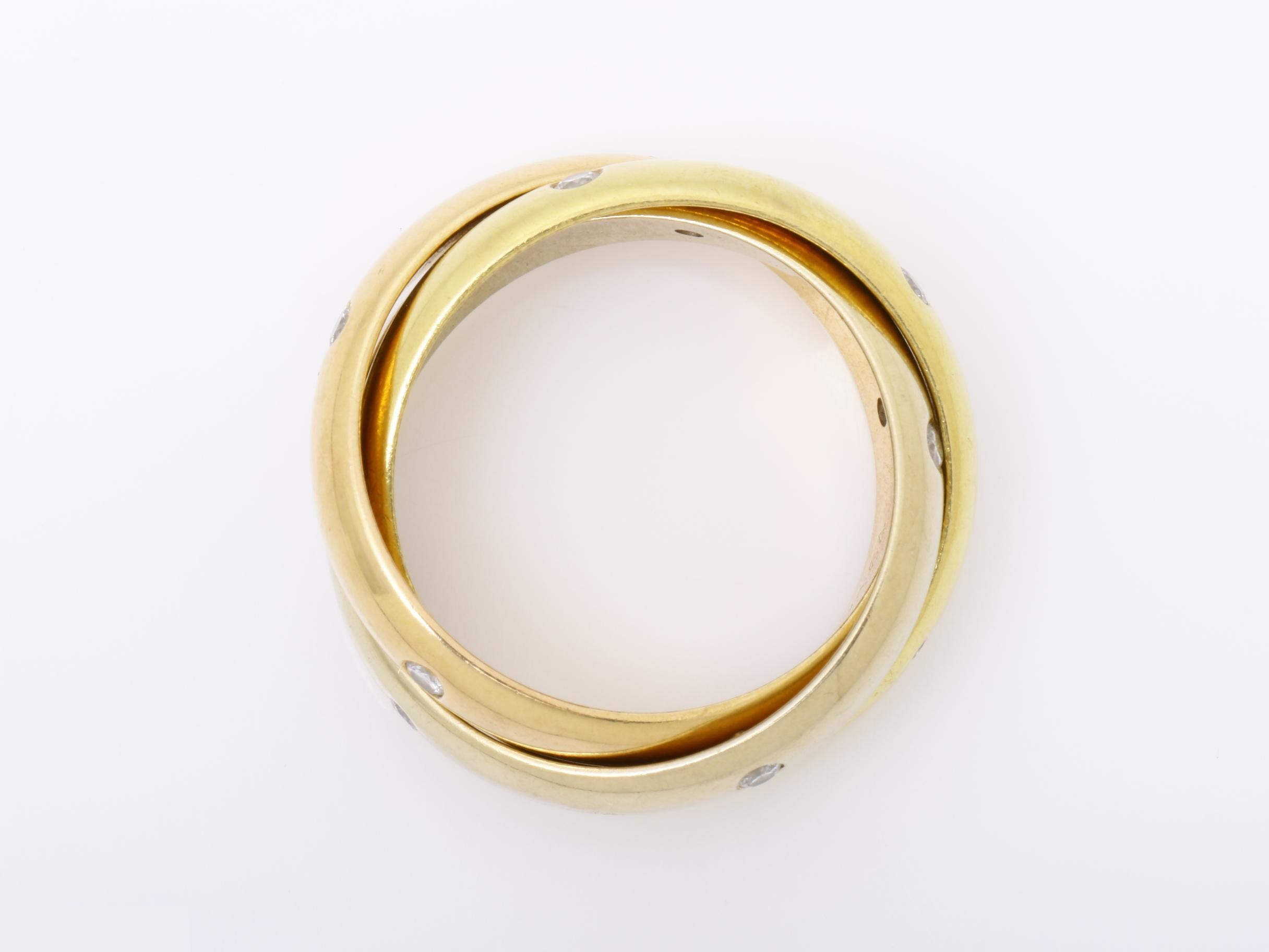 Trinity 15P Diamond Ring, 10.47g, #50 — view 5