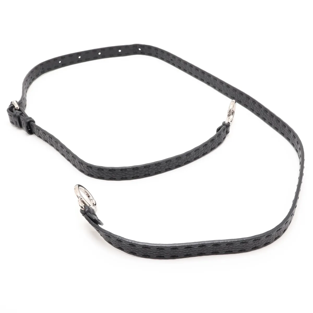 Selleria Mini Peekaboo Leather 2-Way Handbag, Black 8BN244 — view 7