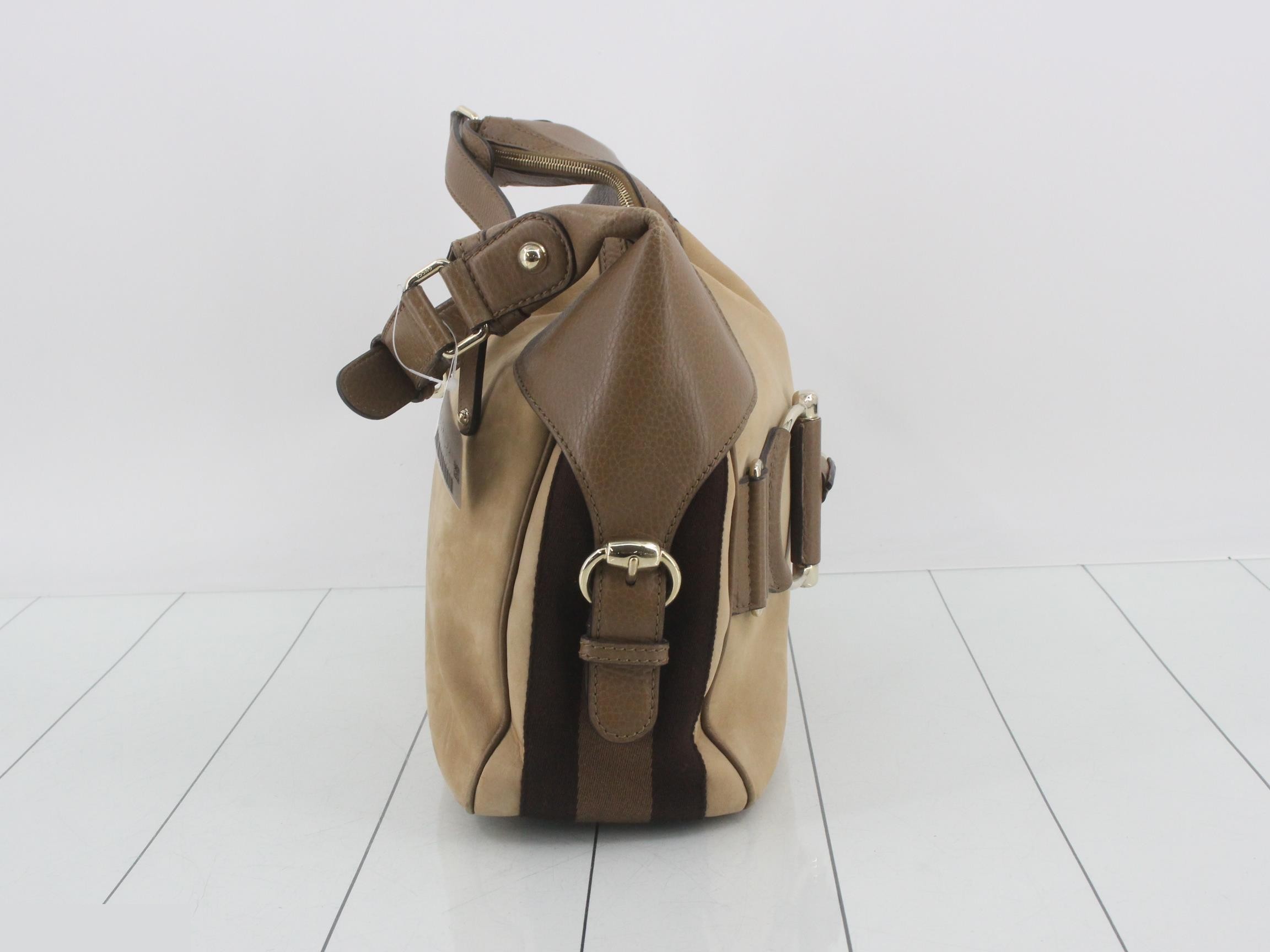 247602 Horsebit Sherry Line Hobo Leather Nubuck — view 4