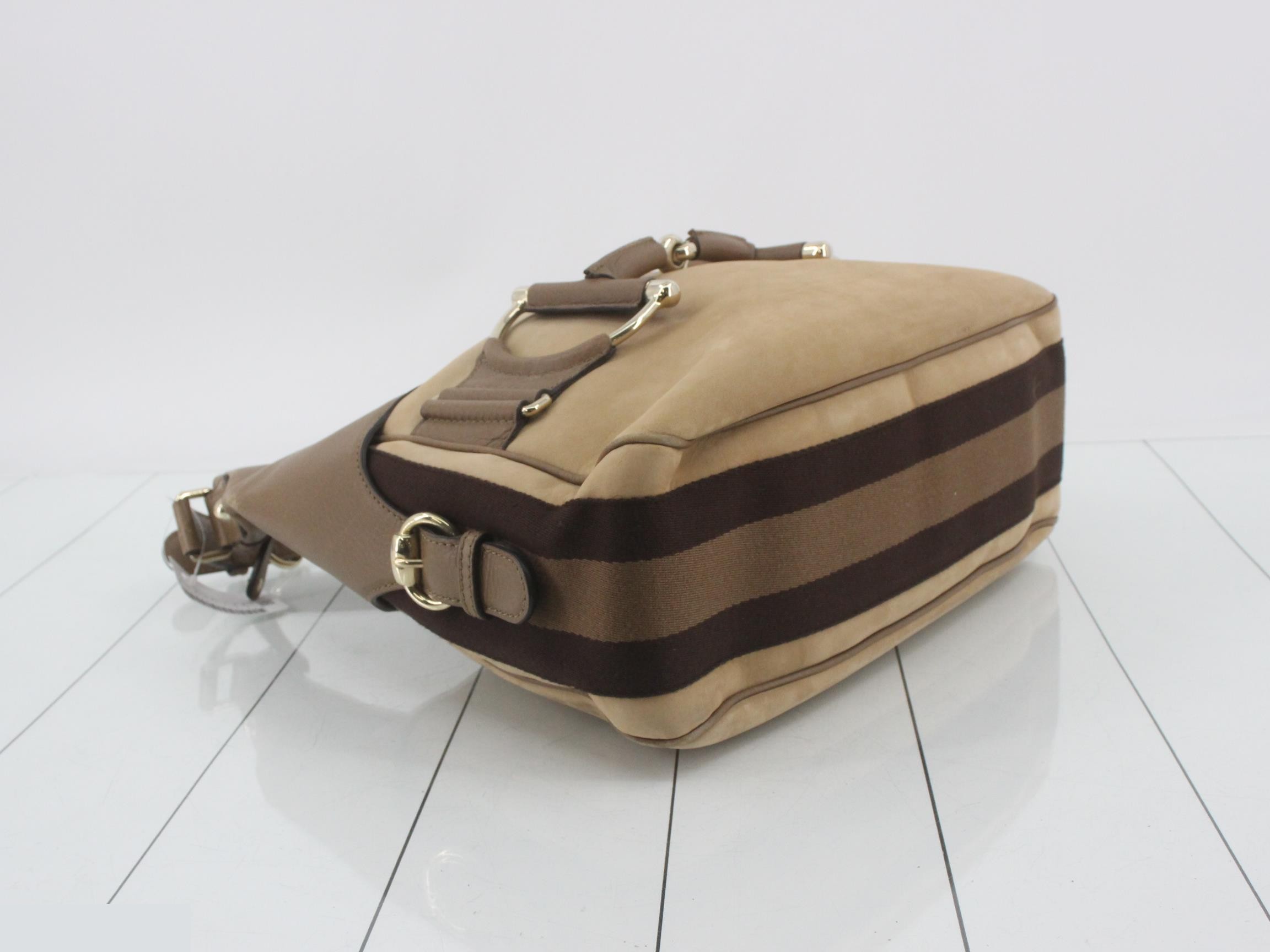 247602 Horsebit Sherry Line Hobo Leather Nubuck — view 5