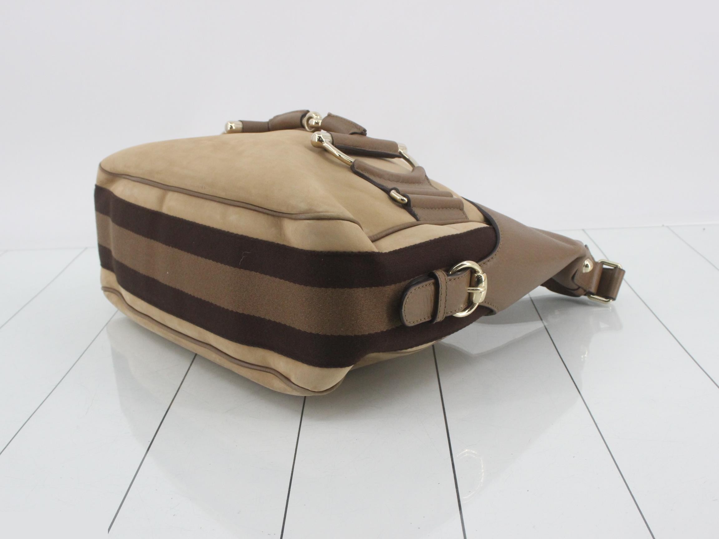 247602 Horsebit Sherry Line Hobo Leather Nubuck — view 6