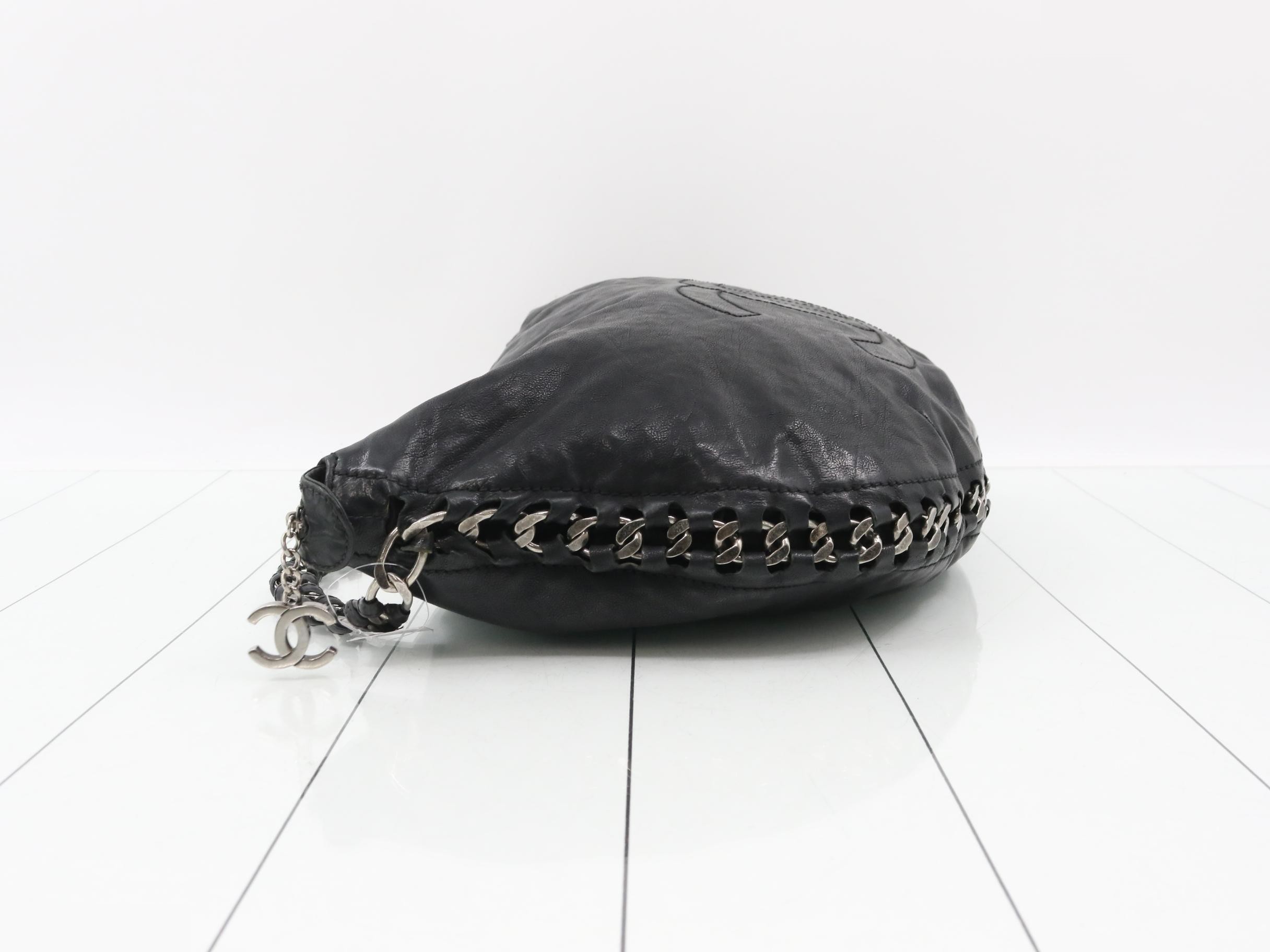 DecaCoco Hobo Chain Shoulder Bag (with sticker) — view 4