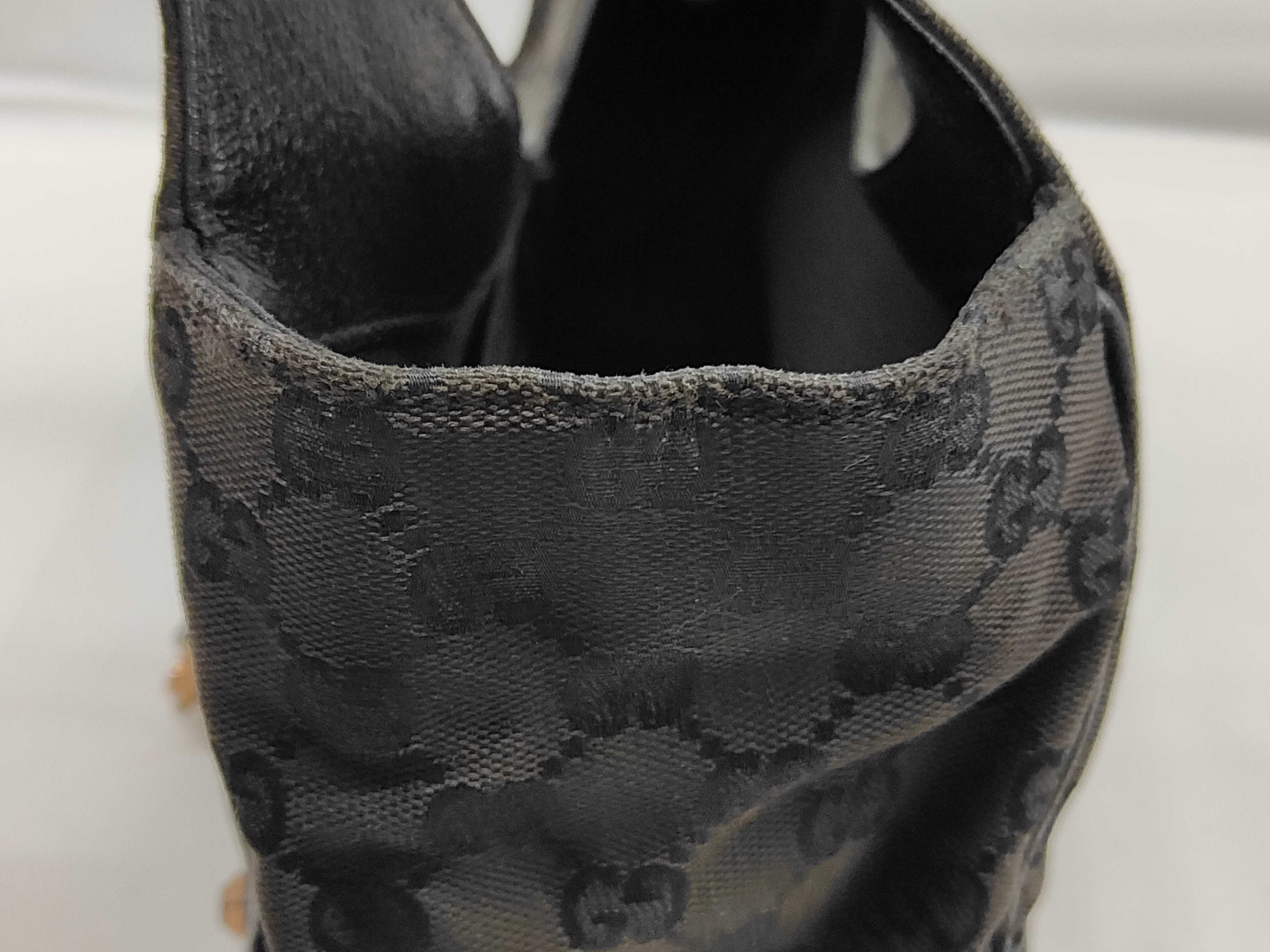 GG Canvas Nailhead Bardot Jackie Hobo Shoulder Bag (Handbag) — view 6