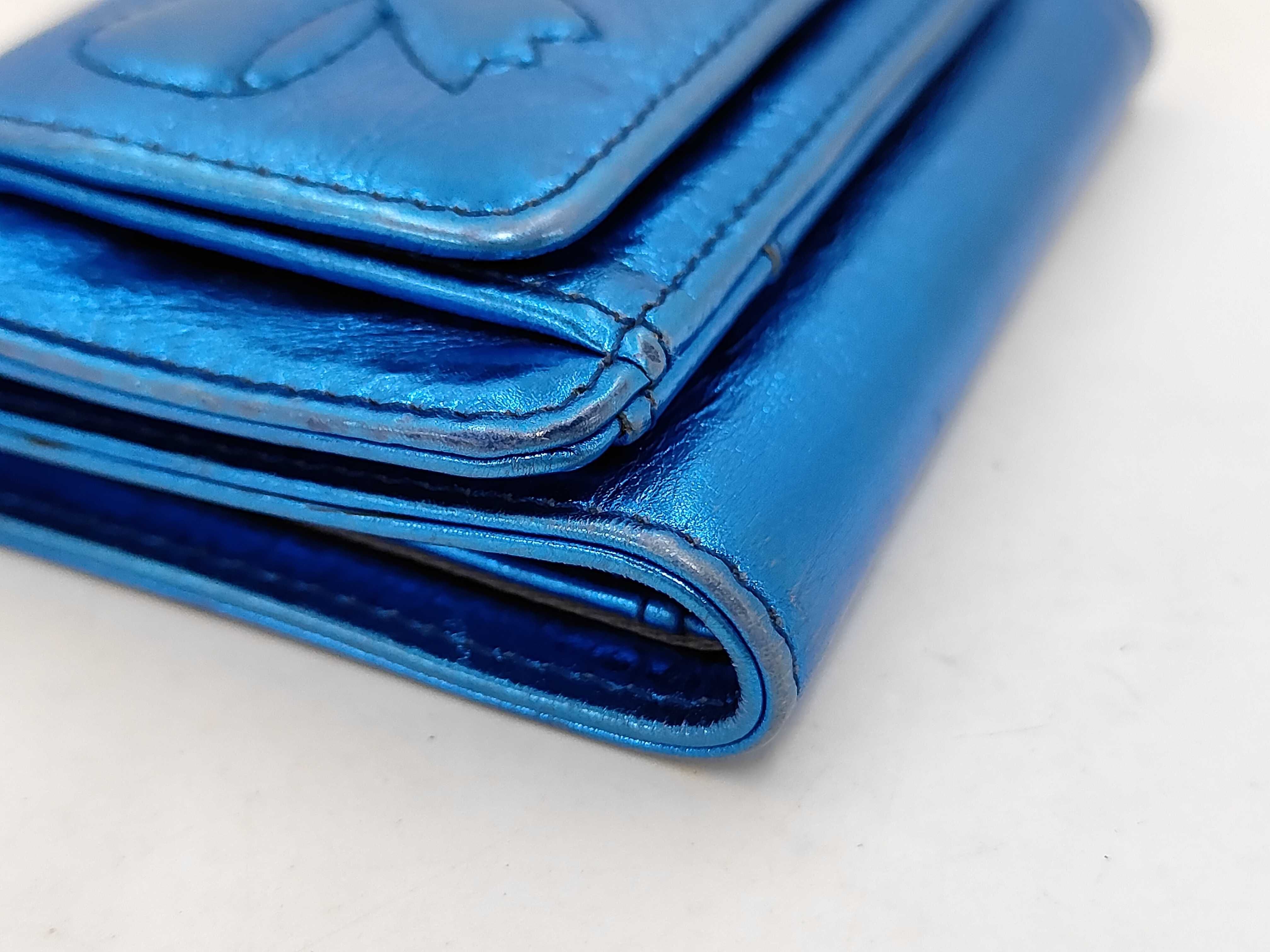 Ribbon Coco Mark Double Hook Tri-fold Compact Wallet — view 6
