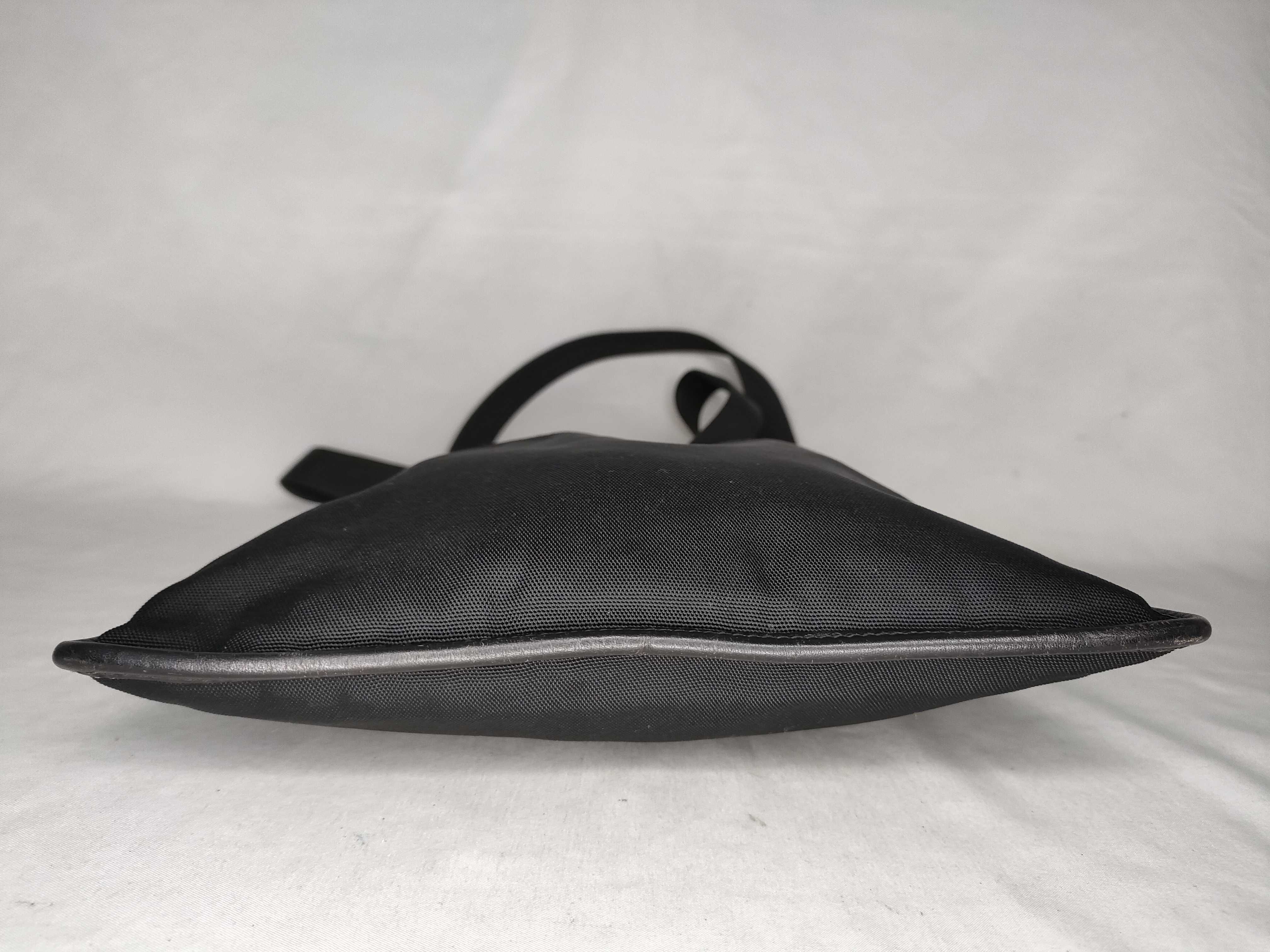 019 0348 Shoulder Bag Nylon Leather Black Shoulder Bag — view 7