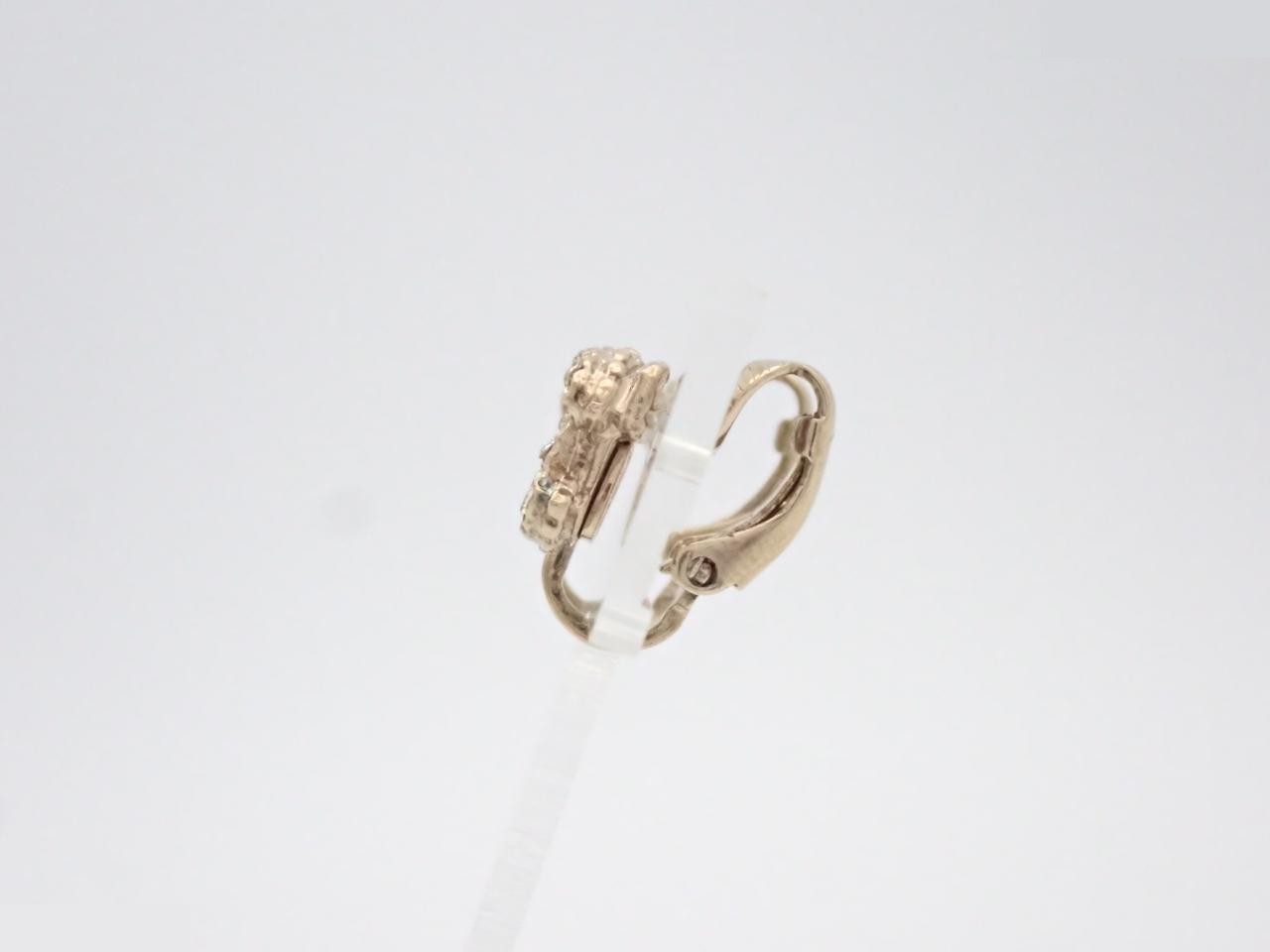 A11A Earrings, Rhinestone, Coco Mark — view 3
