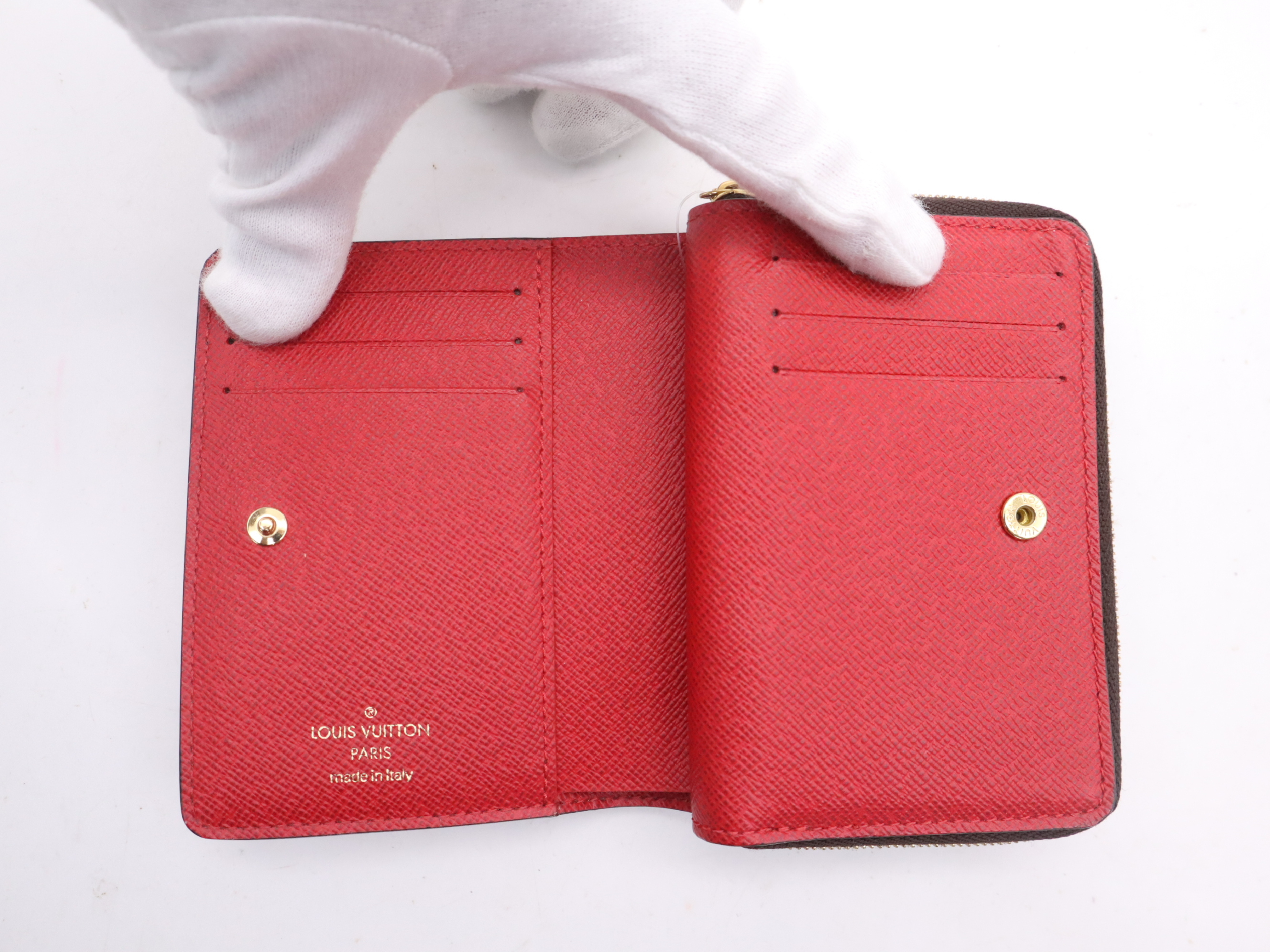 N60500 Damier Portefeuille Rouge Wallet — view 9