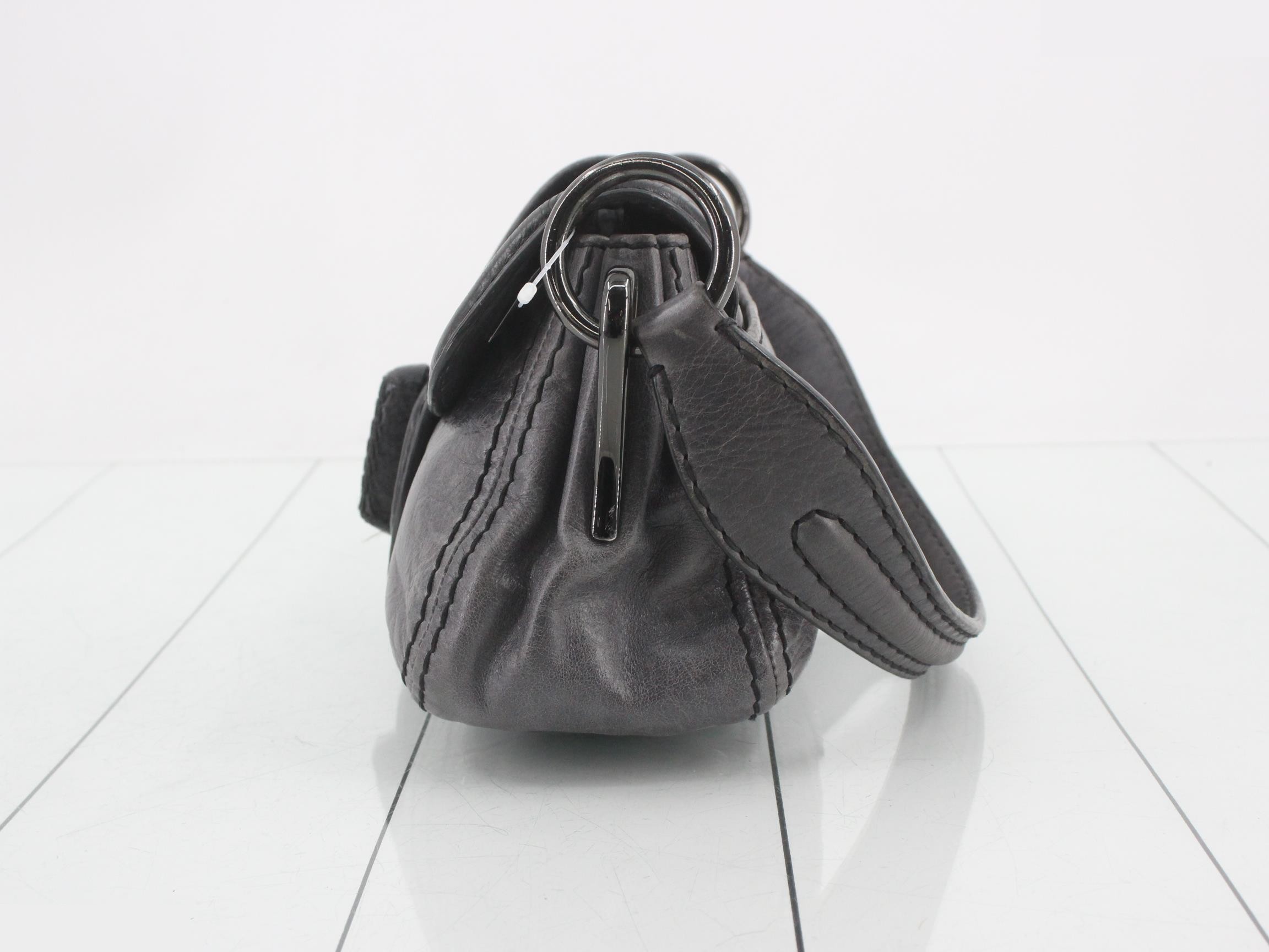 Turnlock Triangle Logo One-Shoulder Bag Leather — view 3