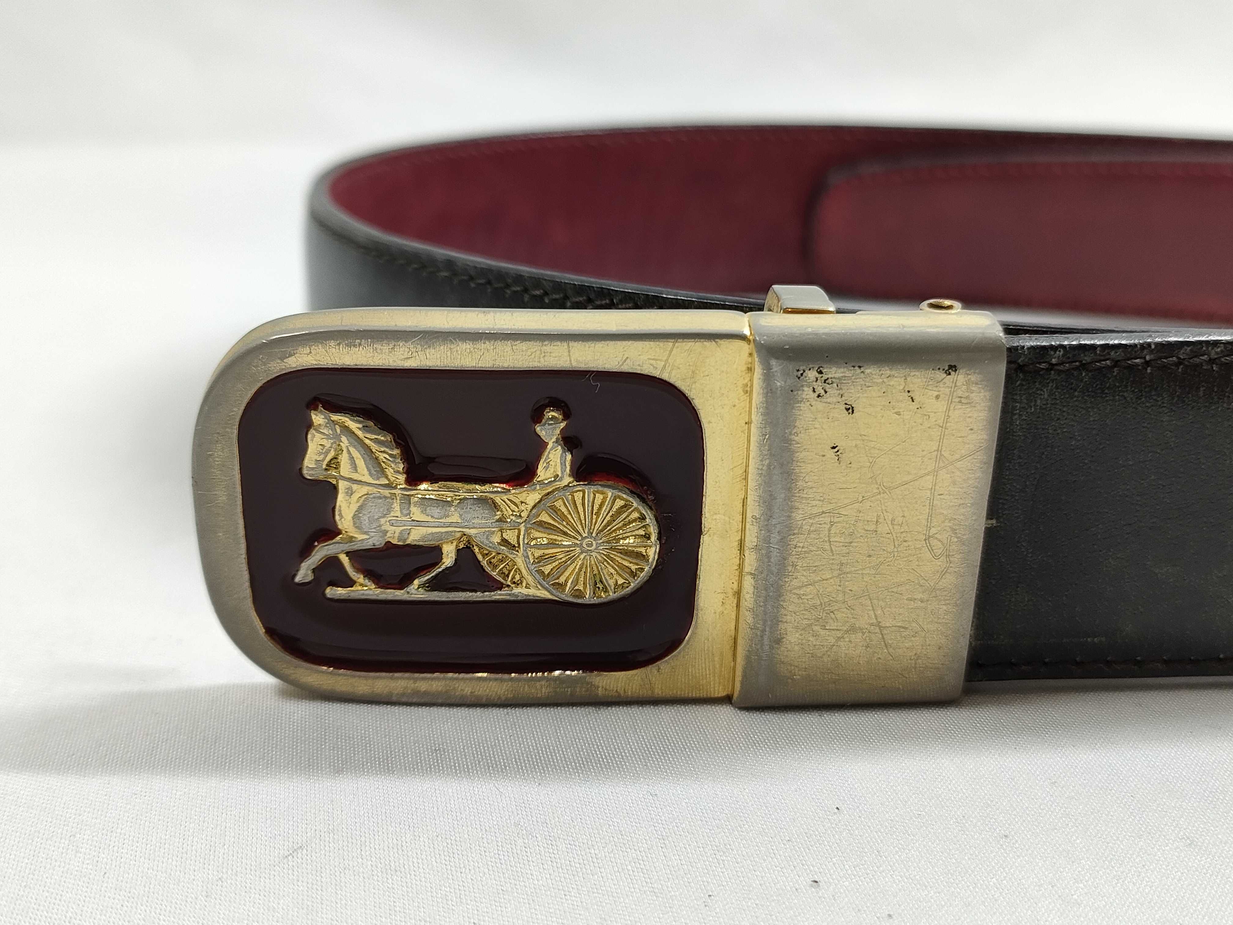 Carriage Leather Belt — view 3