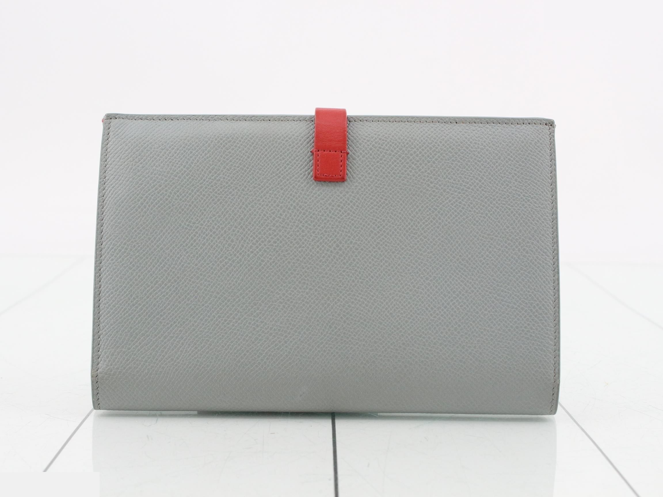 Leather Strap Large Multifunction Bi-fold Long Wallet — view 2