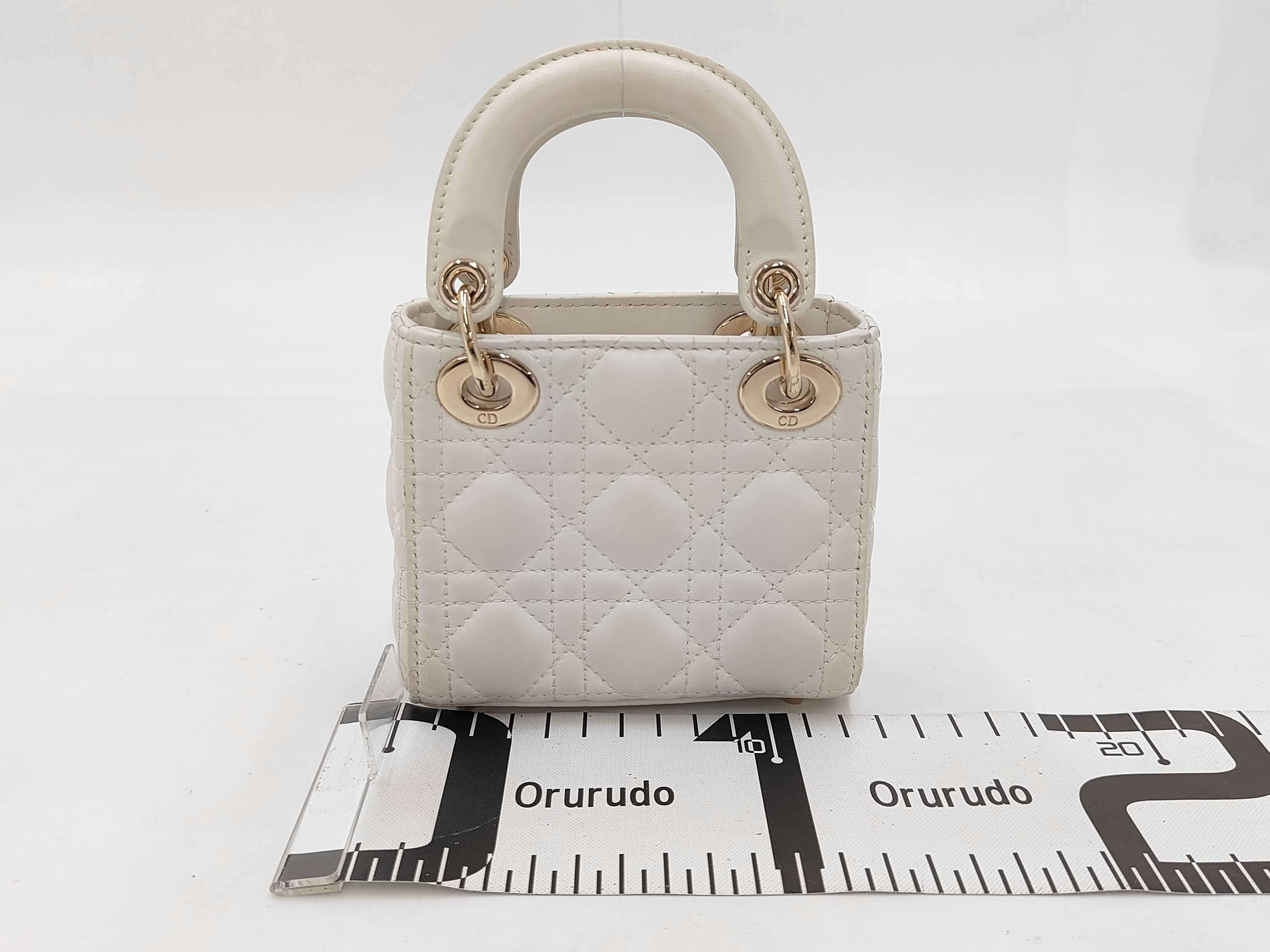 LADY MICRO 2WAY LAMBSKIN GHW Handbag — view 2