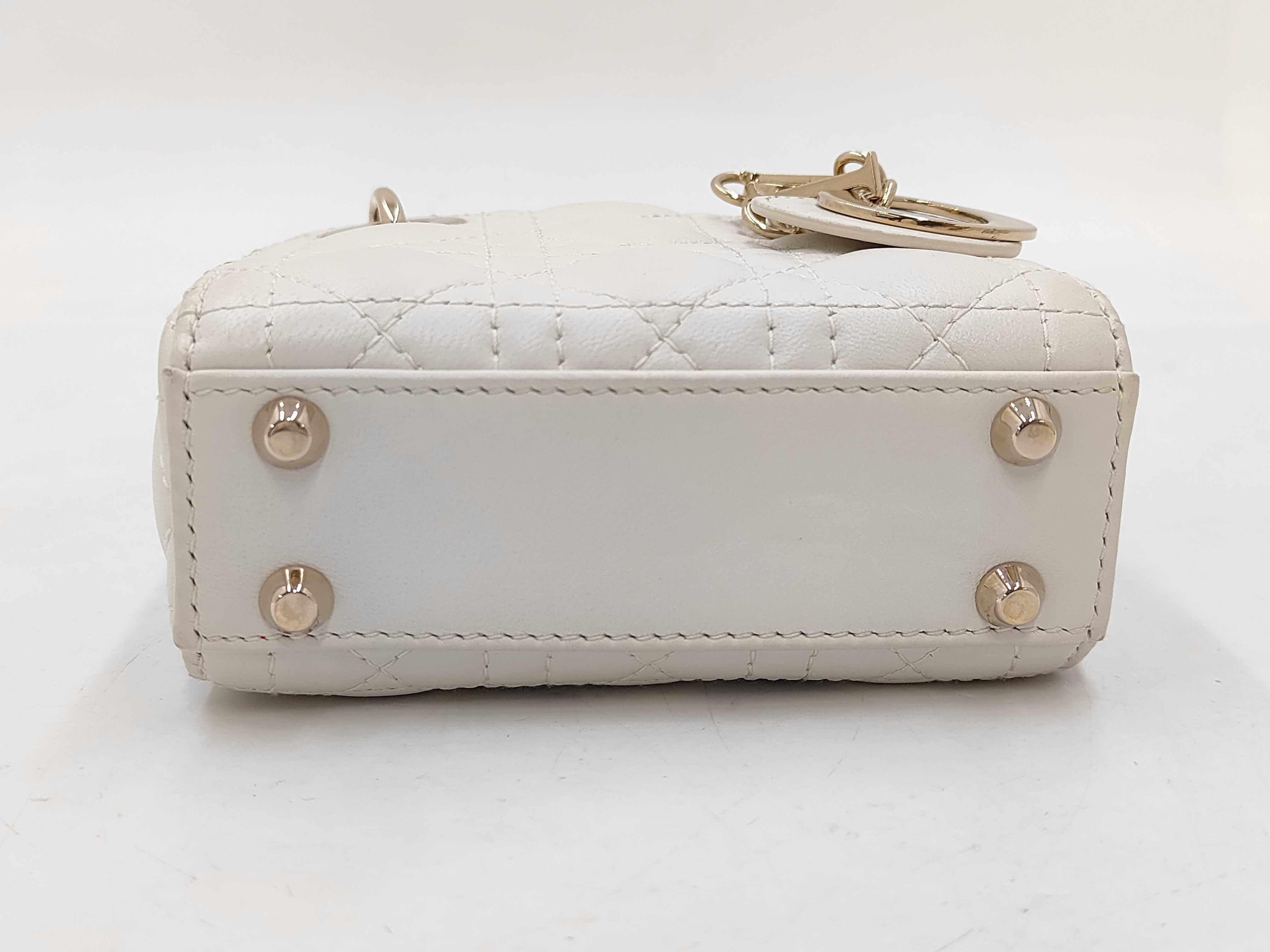 LADY MICRO 2WAY LAMBSKIN GHW Handbag — view 6