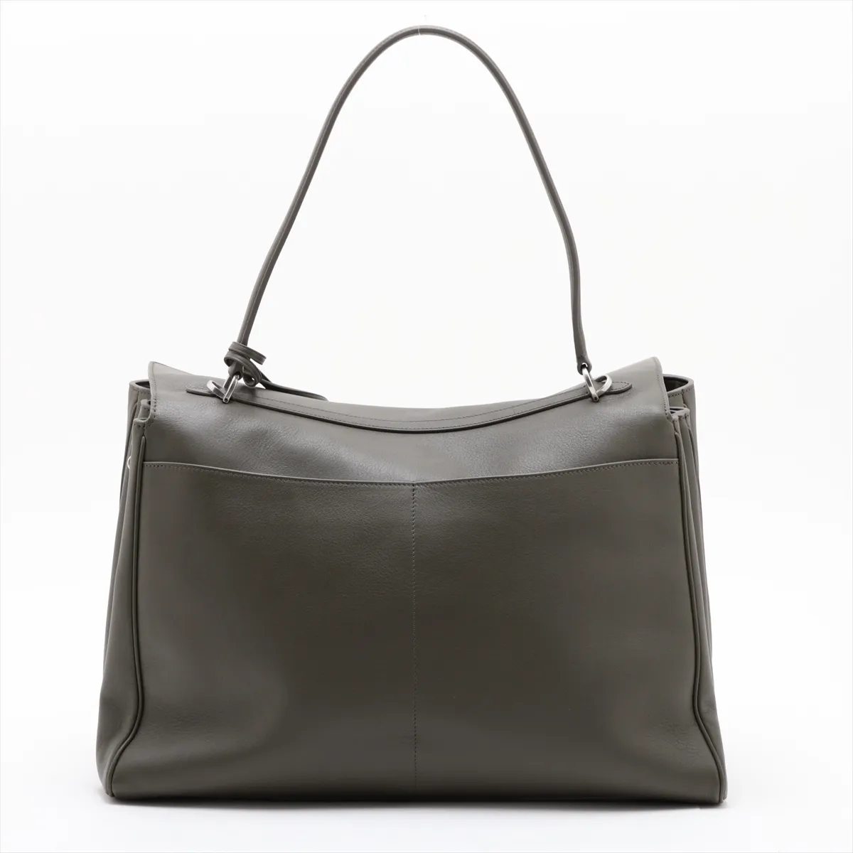 Rodeo Leather 2-Way Shoulder Bag, Gray, 789772 — view 2