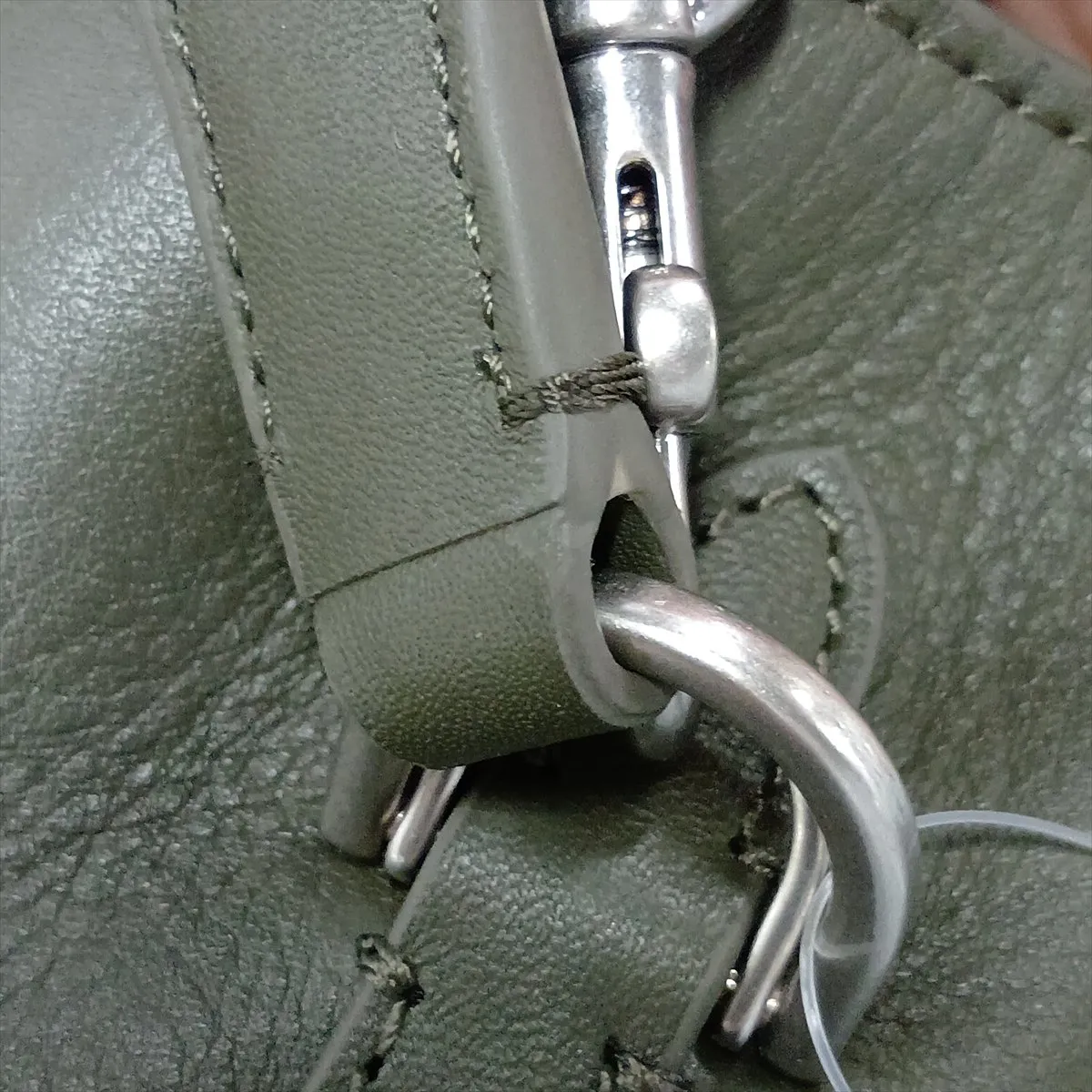 Rodeo Leather 2-Way Shoulder Bag, Gray, 789772 — view 15