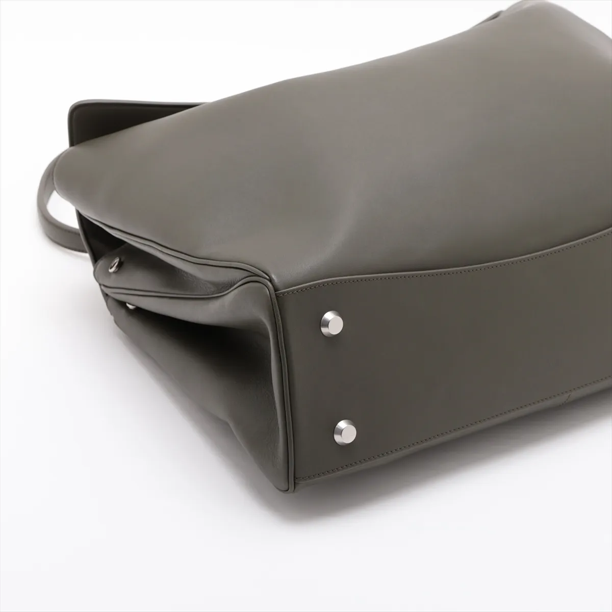 Rodeo Leather 2-Way Shoulder Bag, Gray, 789772 — view 4