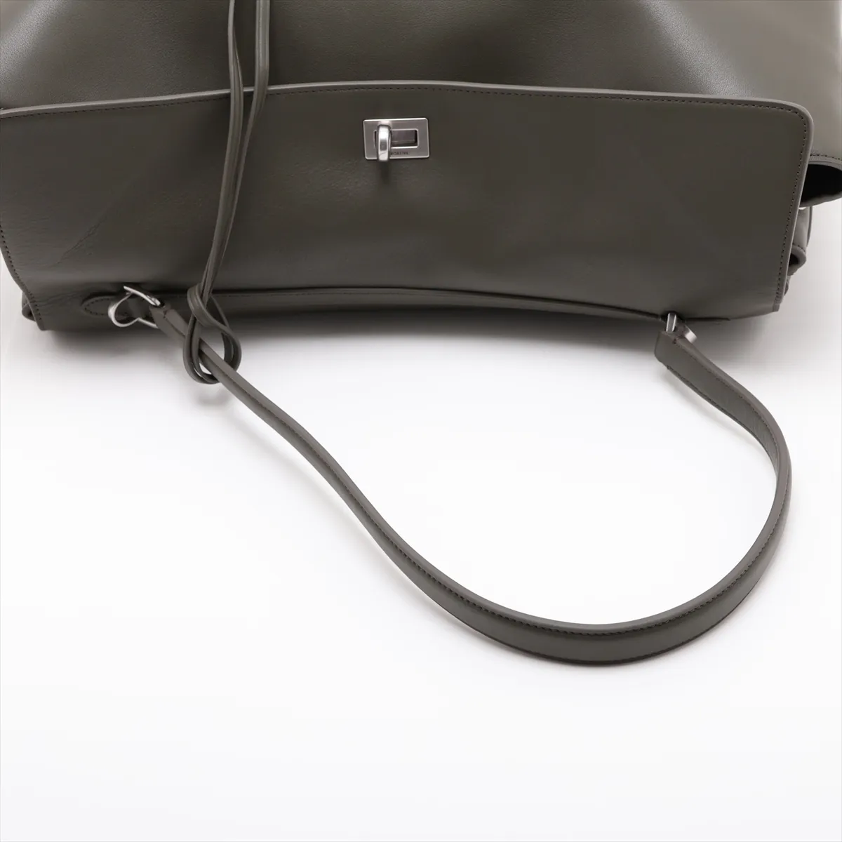 Rodeo Leather 2-Way Shoulder Bag, Gray, 789772 — view 5