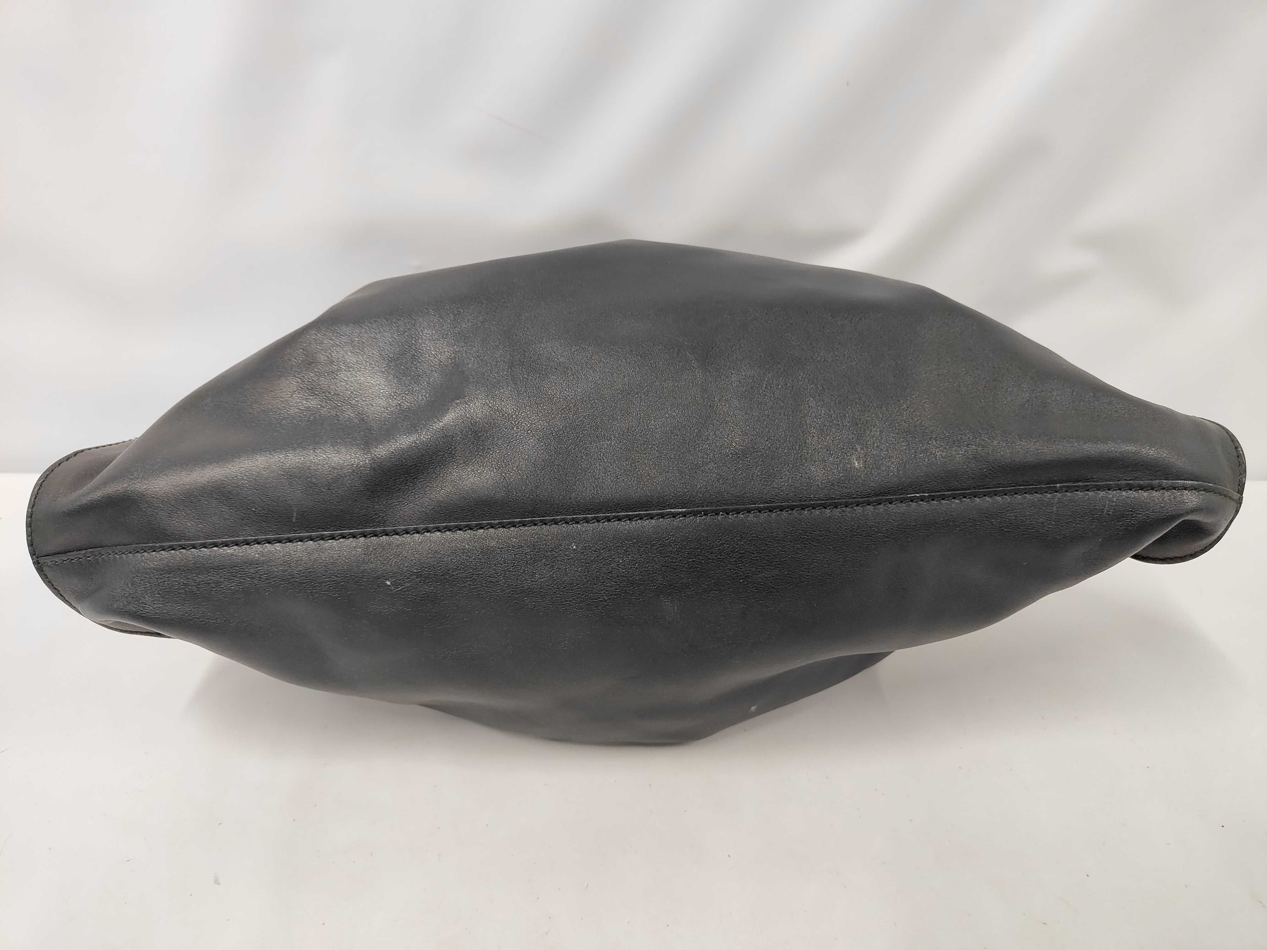 Tote Bag, Black Leather, 001-4335 — view 3