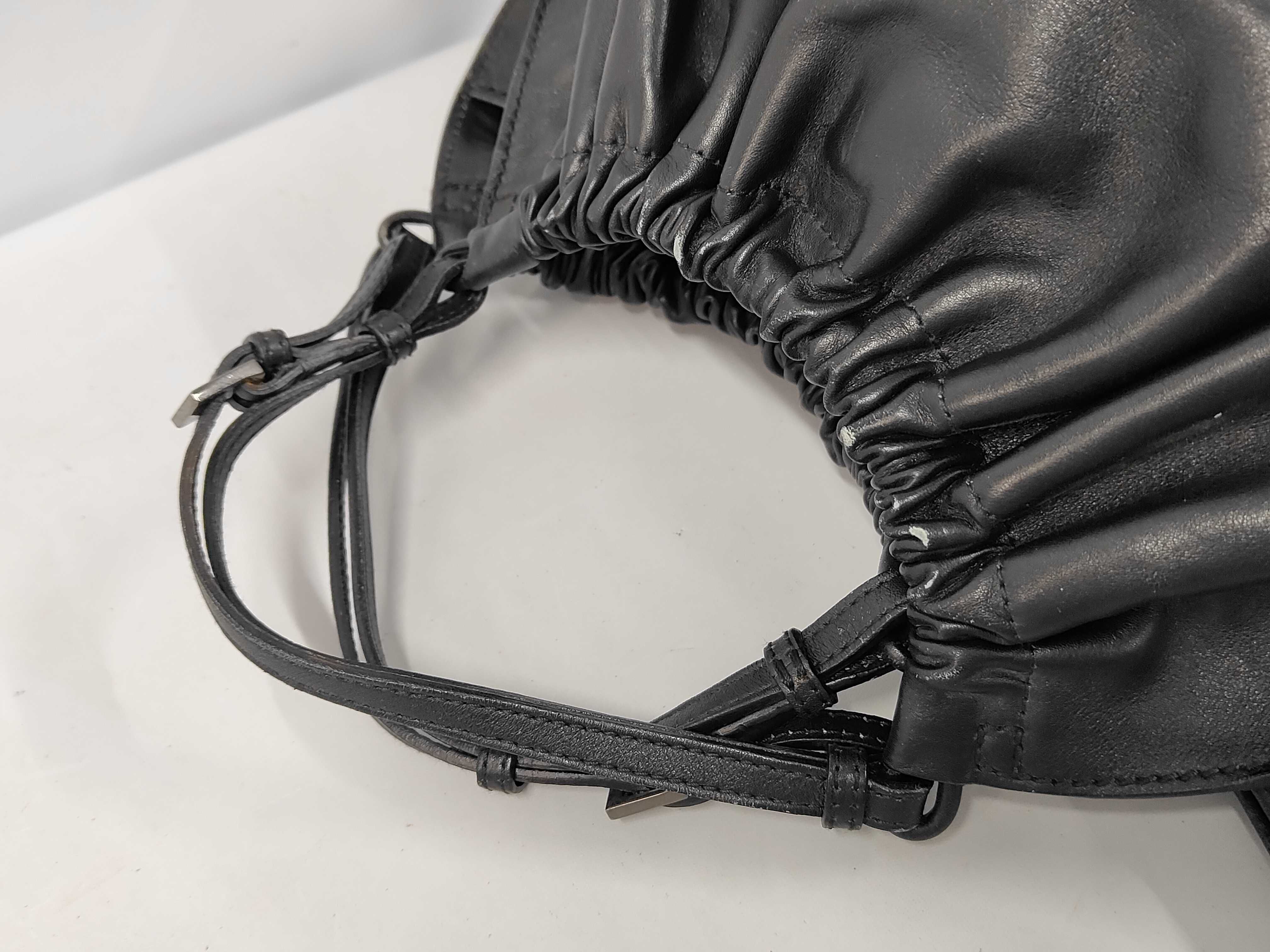 Tote Bag, Black Leather, 001-4335 — view 5