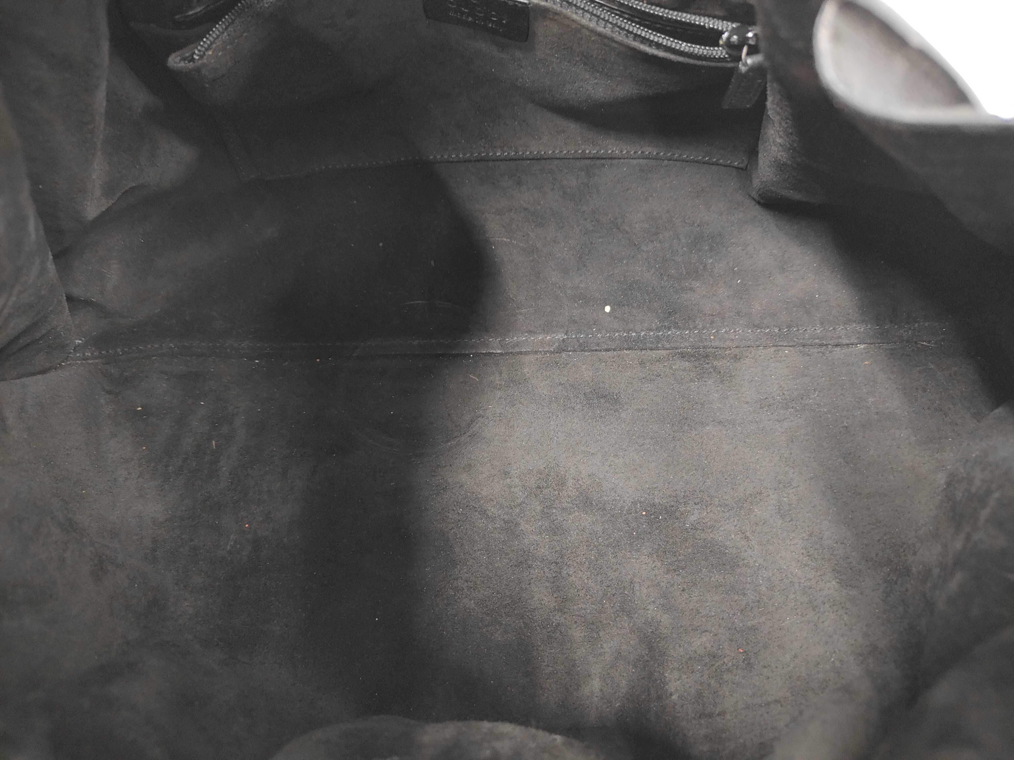 Tote Bag, Black Leather, 001-4335 — view 9