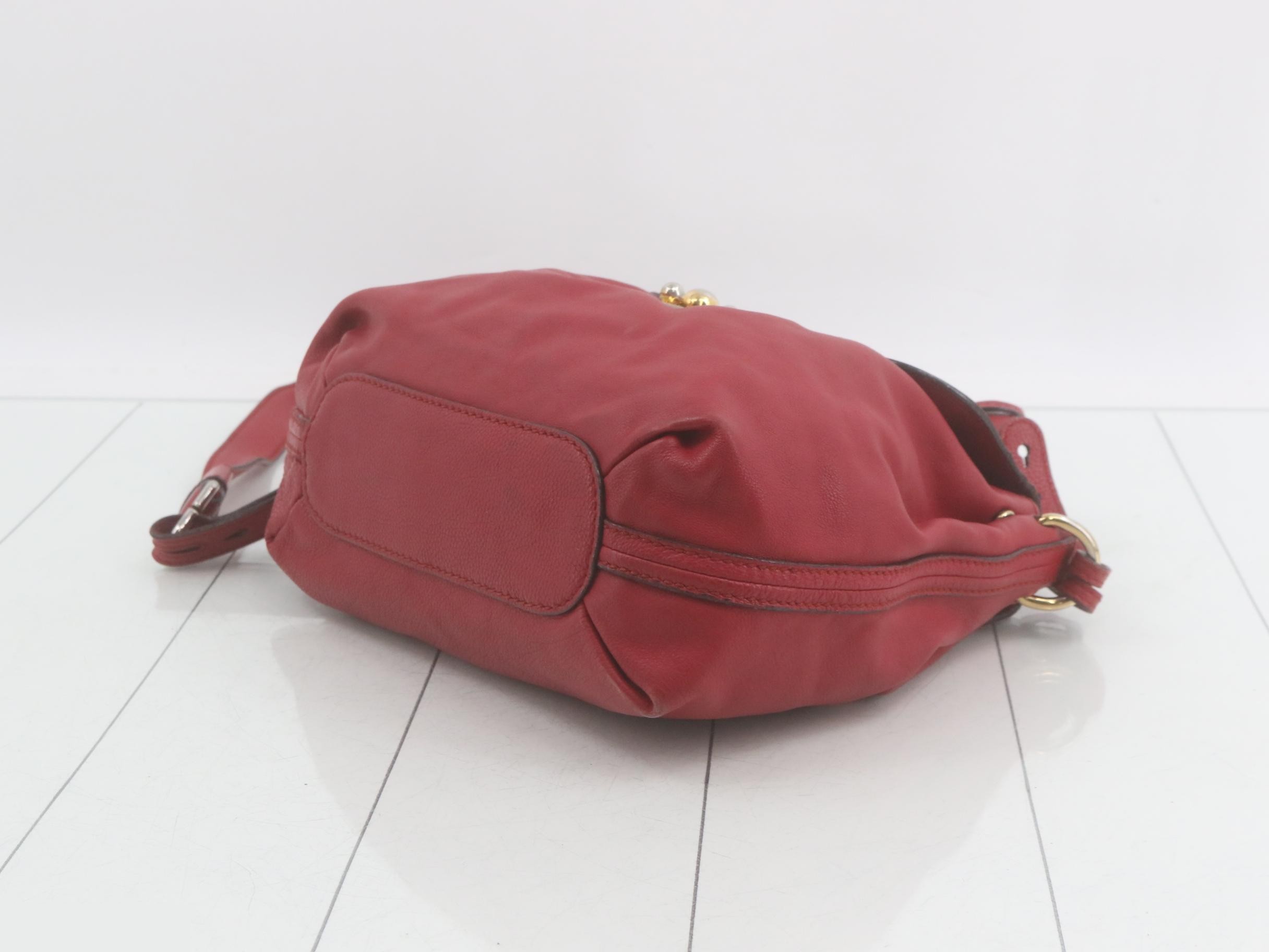 shoulder bag, red — view 6