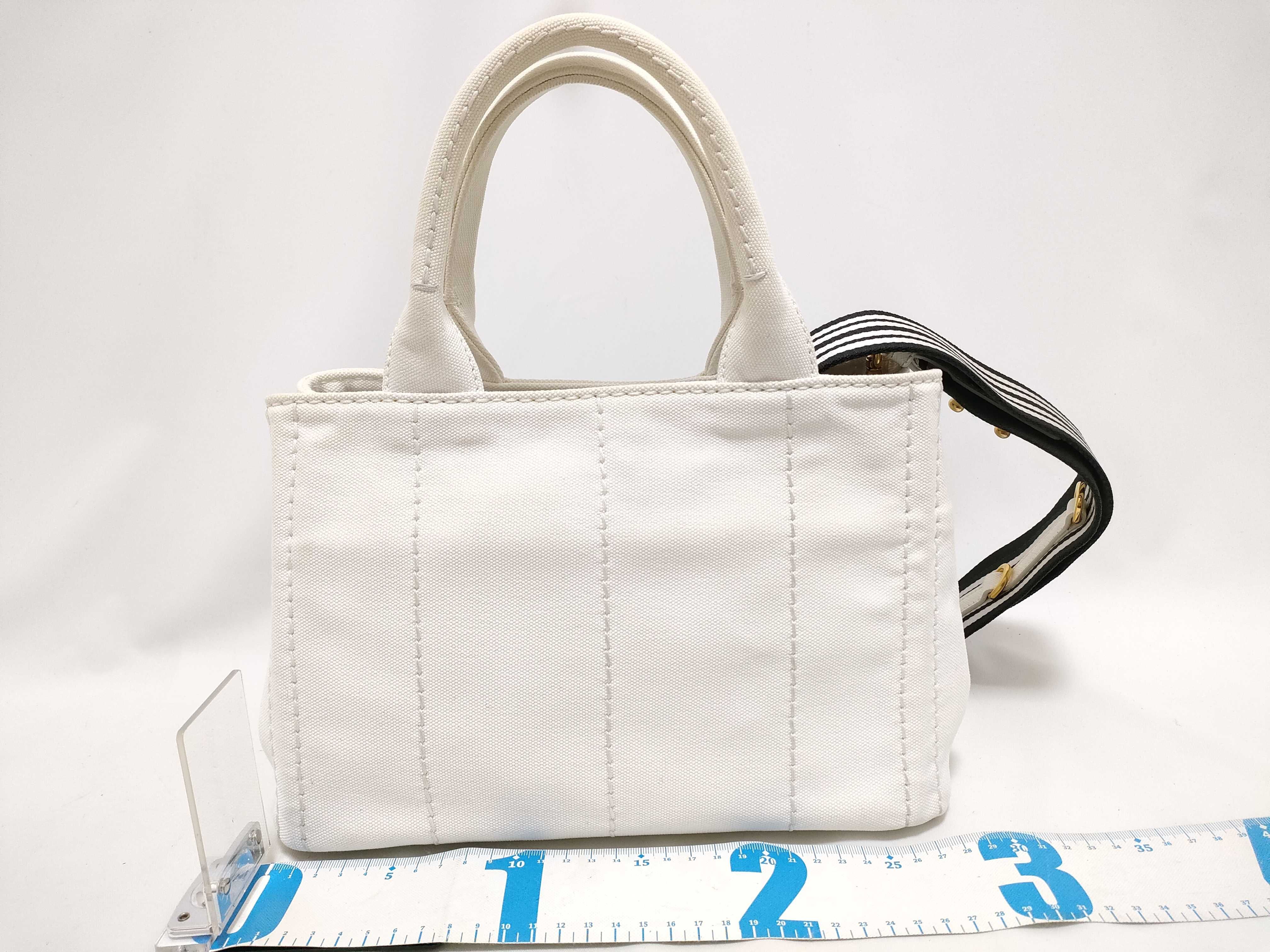 Canapa Stripe Shoulder Bag/Tote Bag (2-way) — view 2