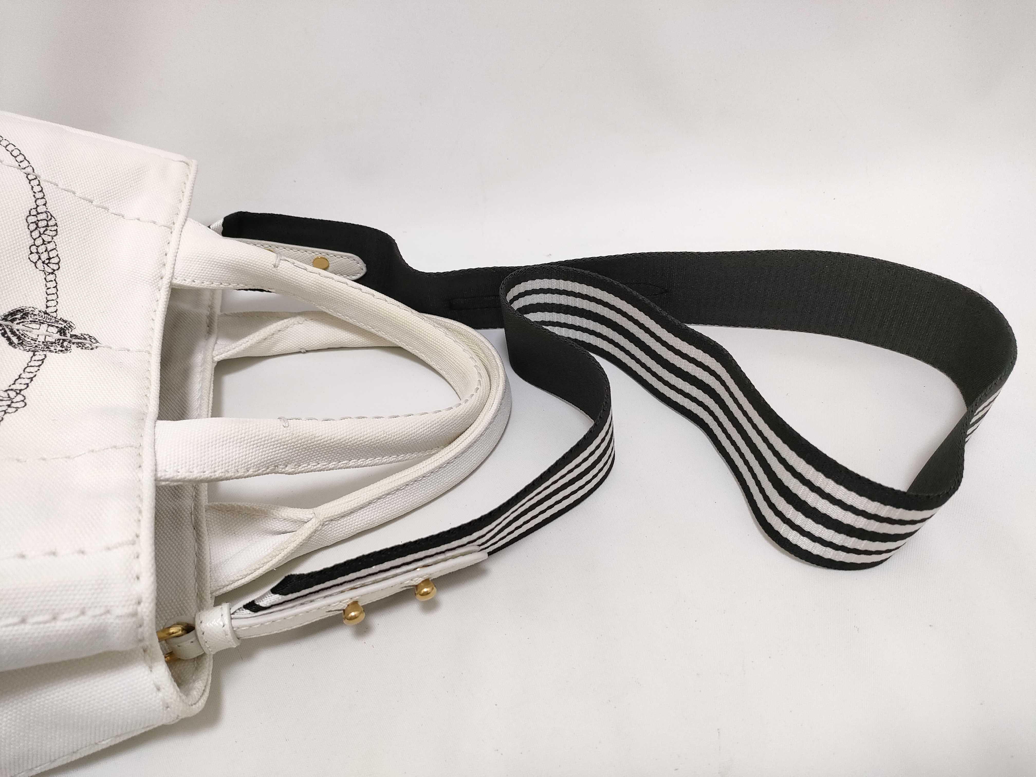 Canapa Stripe Shoulder Bag/Tote Bag (2-way) — view 6