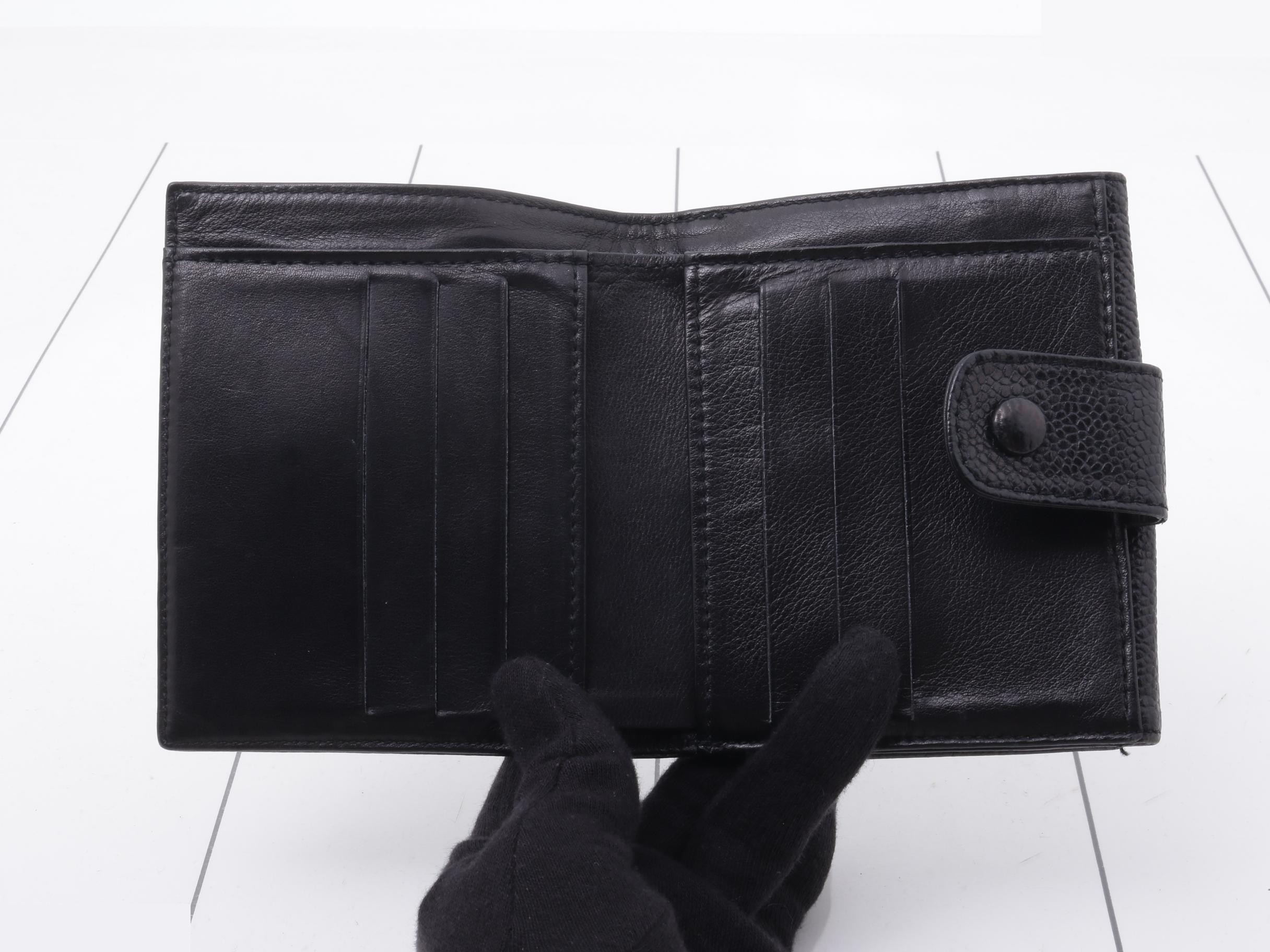Caviar Skin Folding Wallet — view 4
